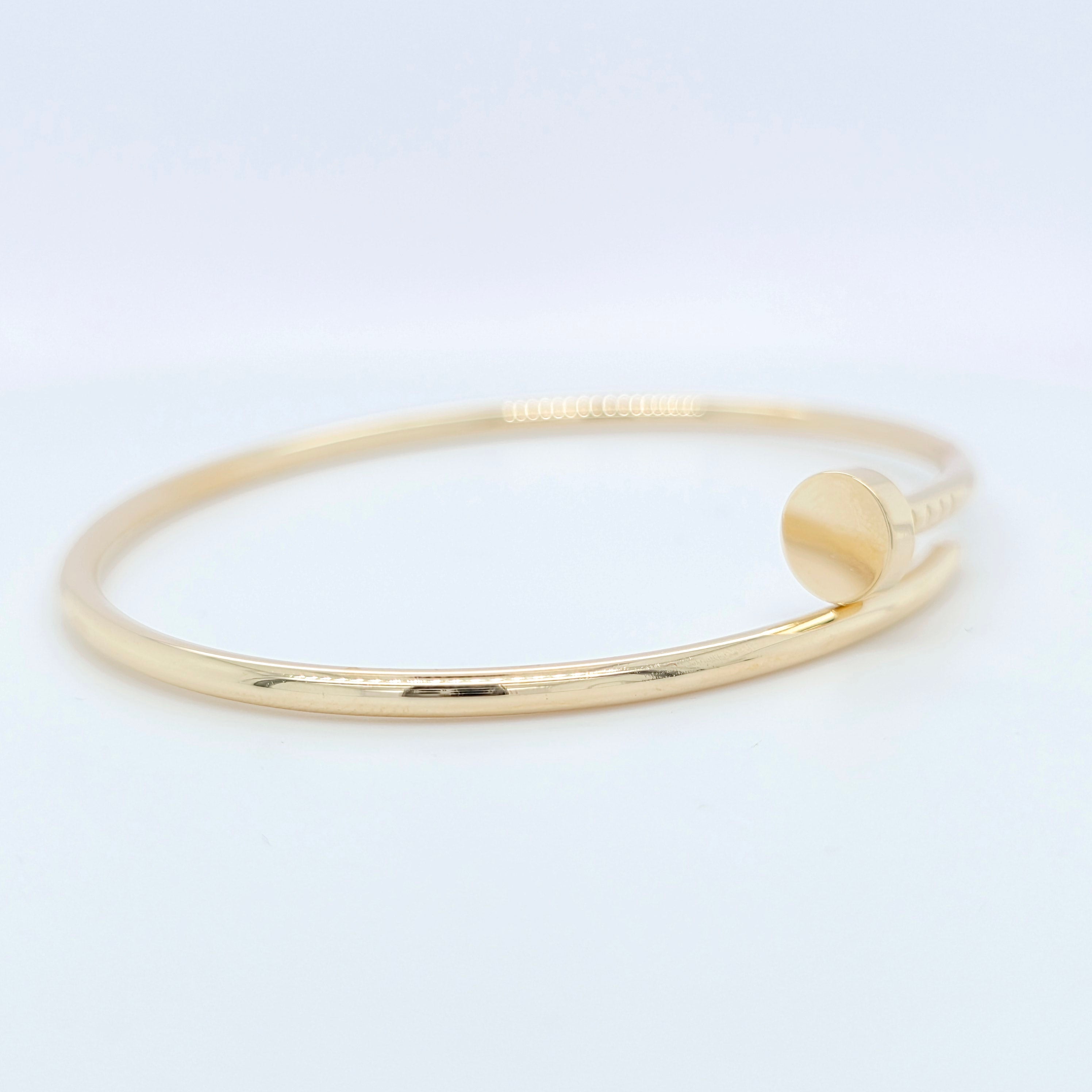 Cartier Juste Un Clou Bracelet, Small Model, 18ct Yellow Gold, Size 17, Papers Chloe's Jewellers