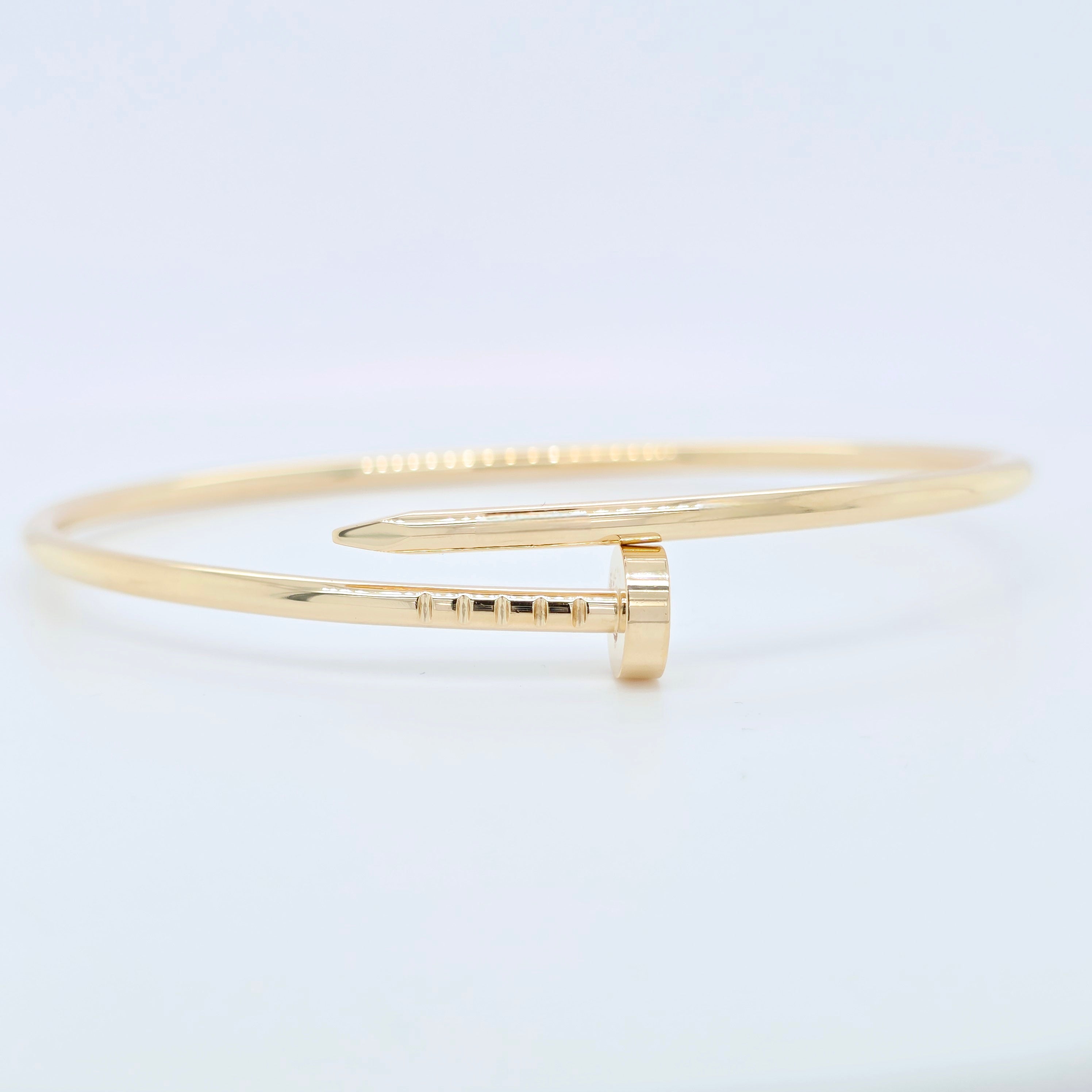 Cartier Juste Un Clou Bracelet, Small Model, 18ct Yellow Gold, Size 17, Papers Chloe's Jewellers