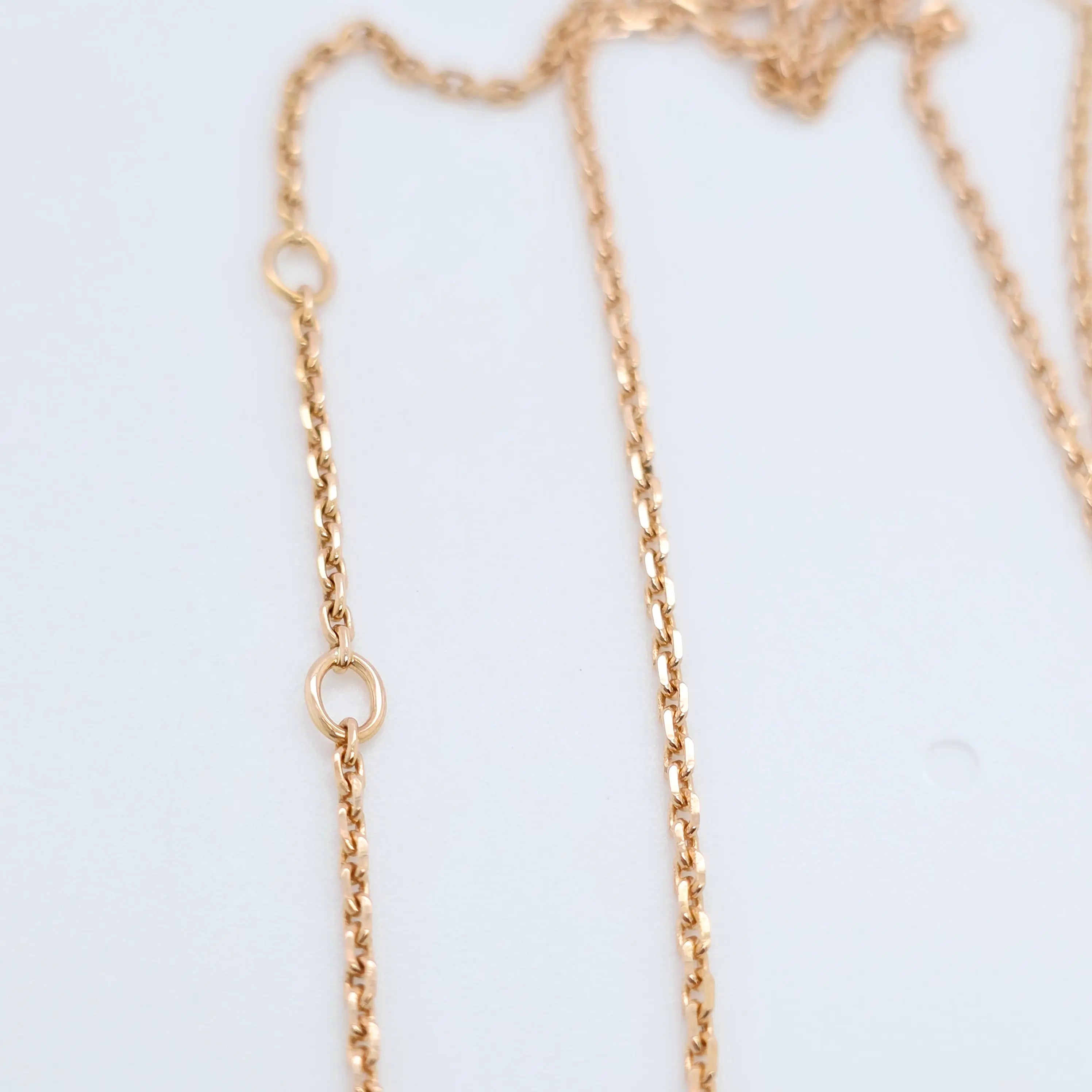 Chopard Happy Diamonds Necklace | 18K Rose Gold | Adjustable 16.5" Chloe's Jewellers