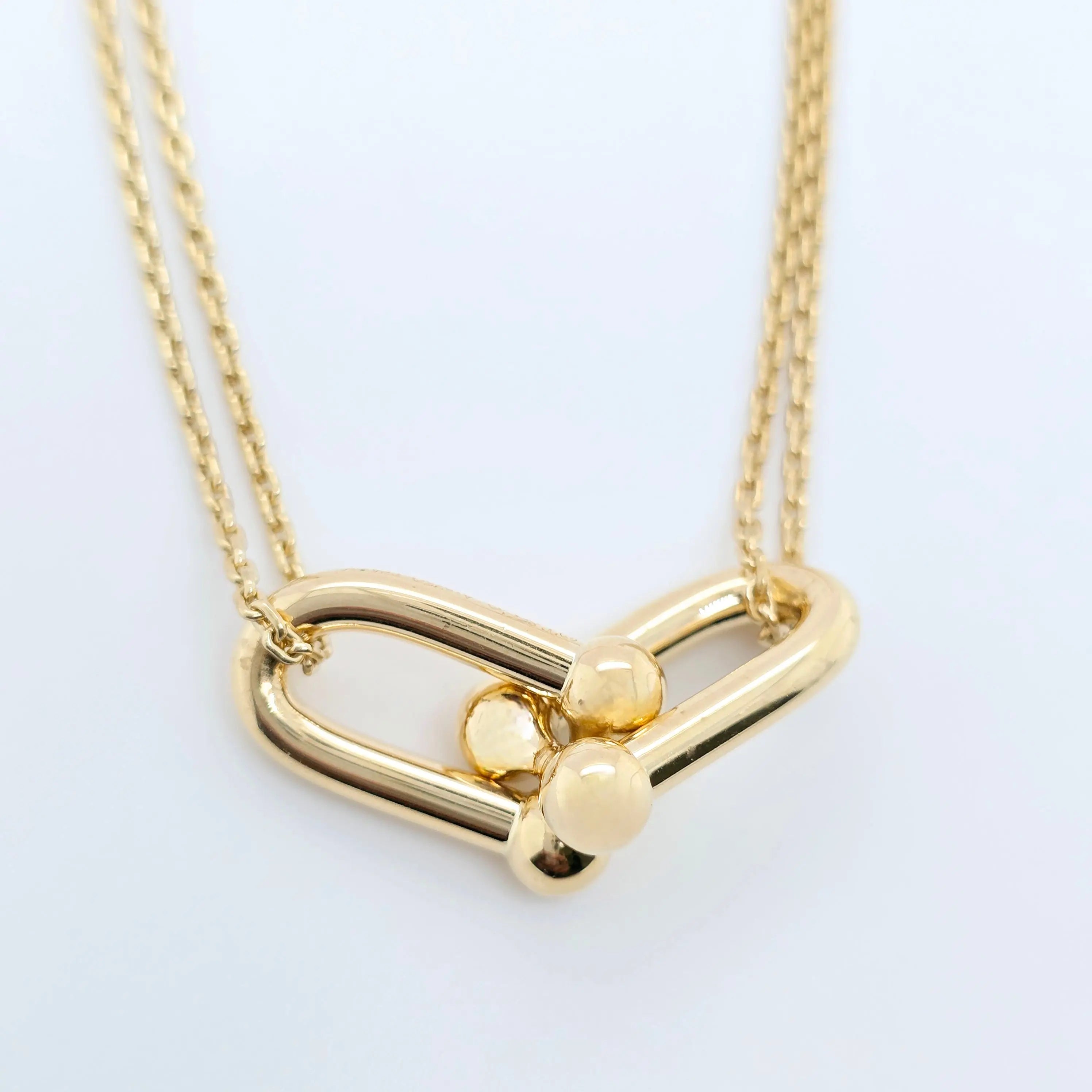 Tiffany & Co. HardWear Pendant Necklace | 18K Yellow Gold | 16" Chloe's Jewellers