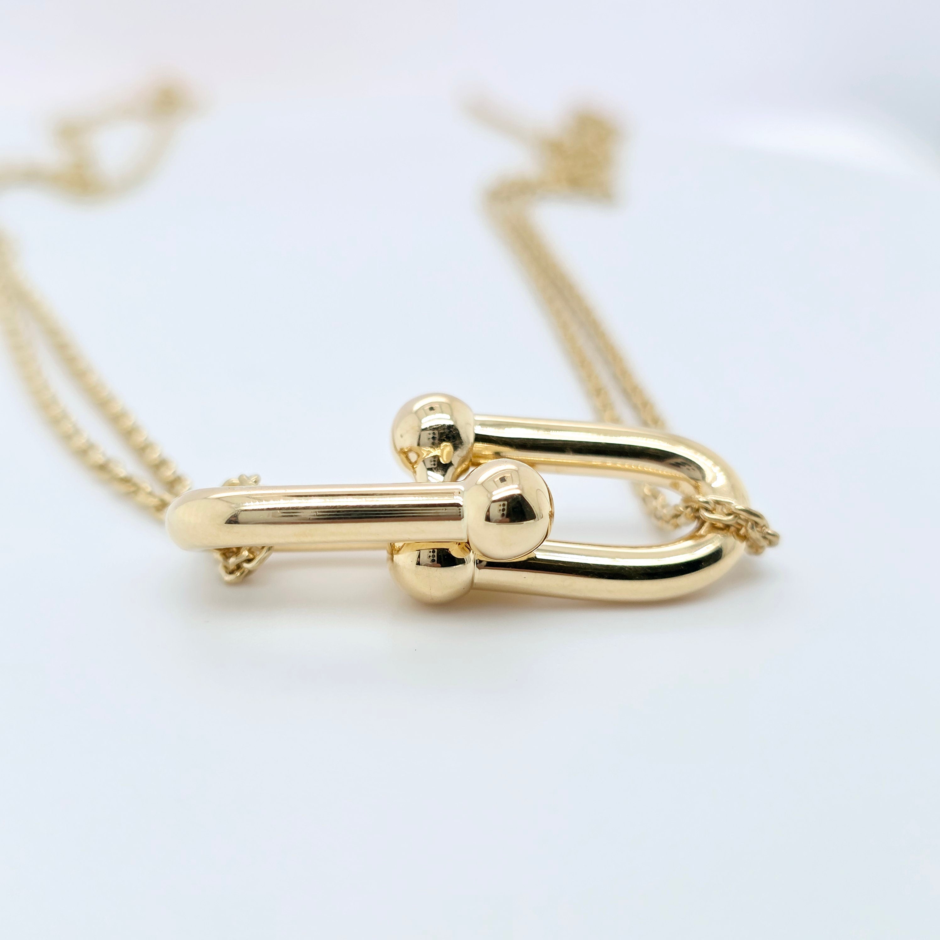 Tiffany & Co. HardWear Pendant Necklace | 18K Yellow Gold | 16"