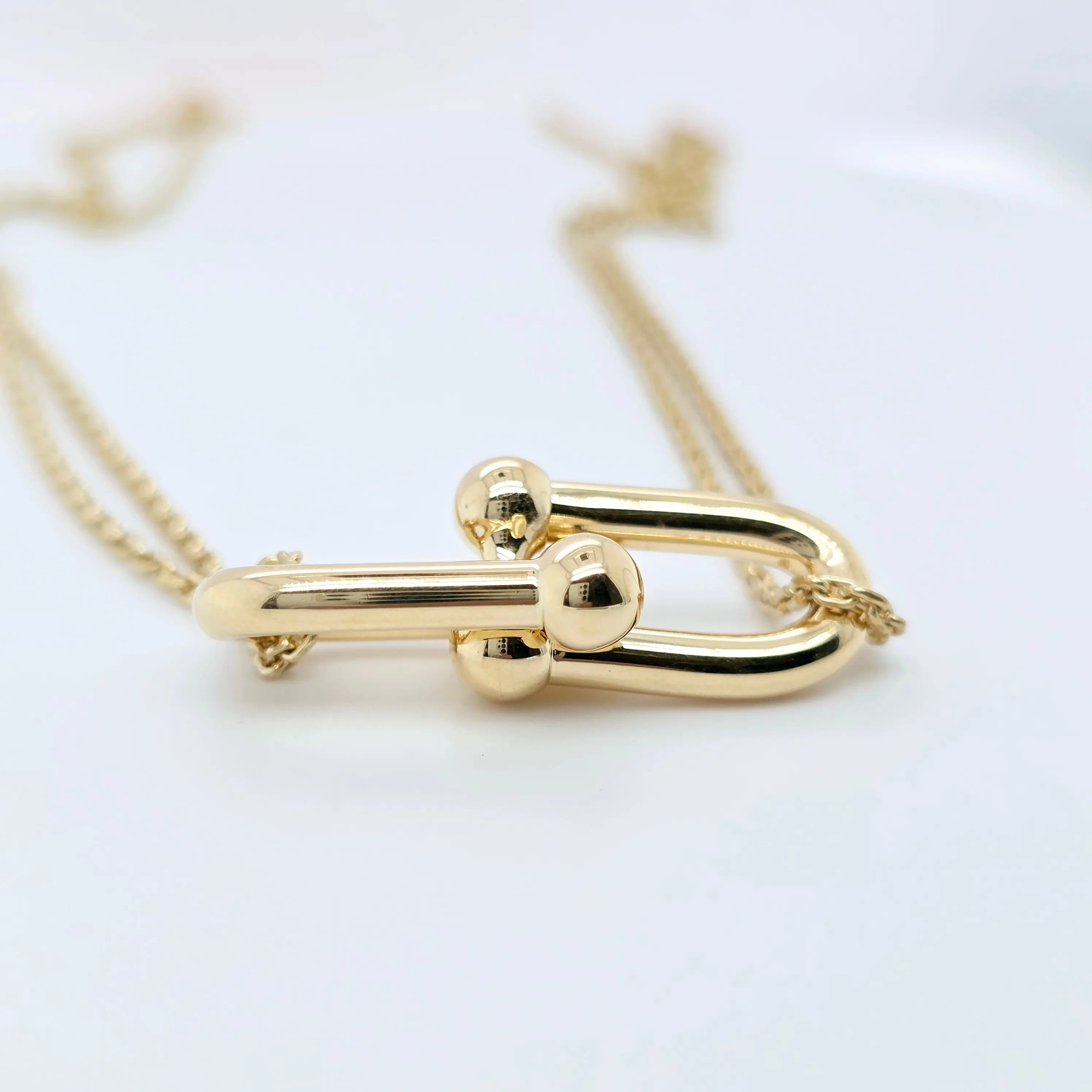 Tiffany & Co. HardWear Pendant Necklace | 18K Yellow Gold | 16" Chloe's Jewellers