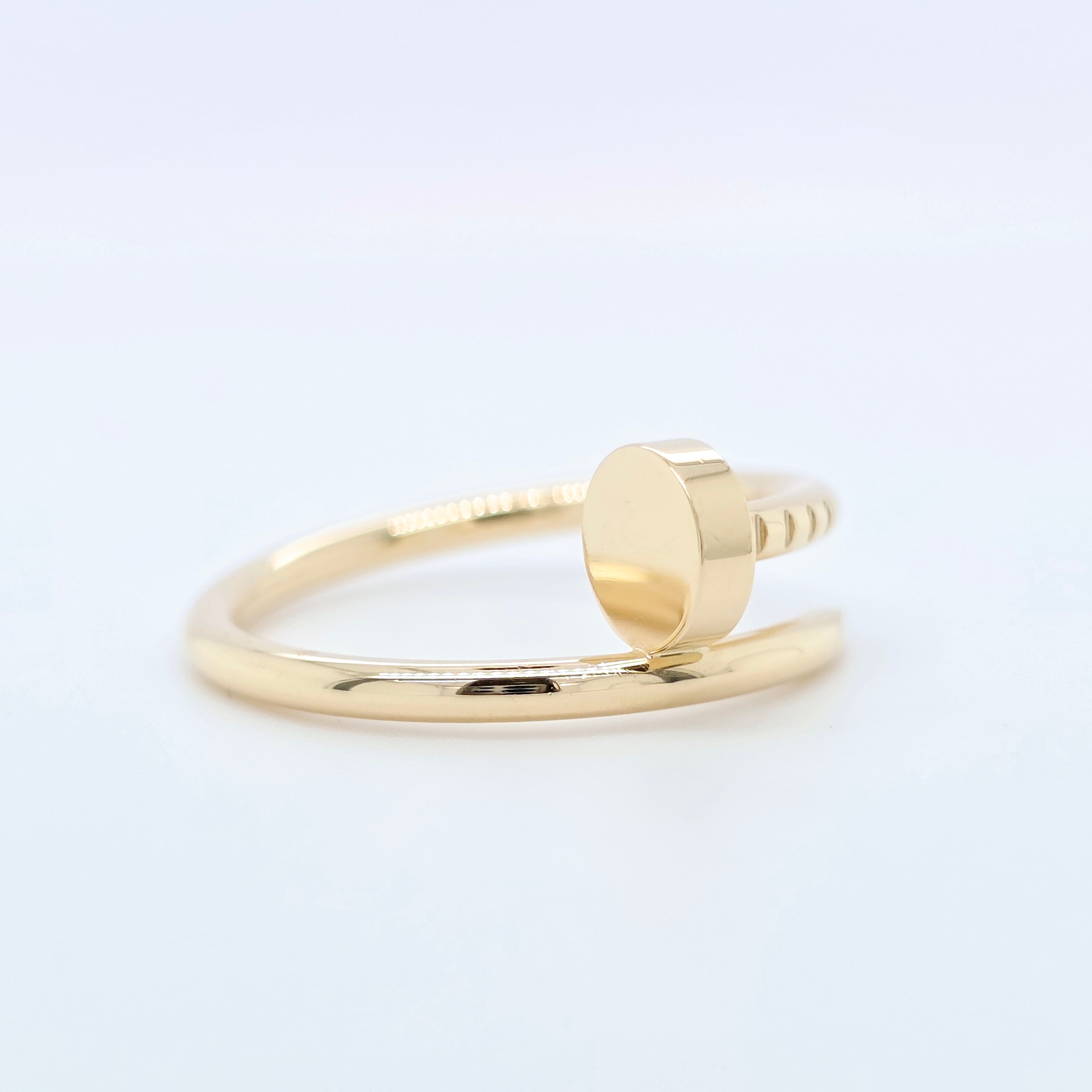 Cartier Juste Un Clou Ring, Small Model, 18ct Yellow Gold, Size 52 Chloe's Jewellers