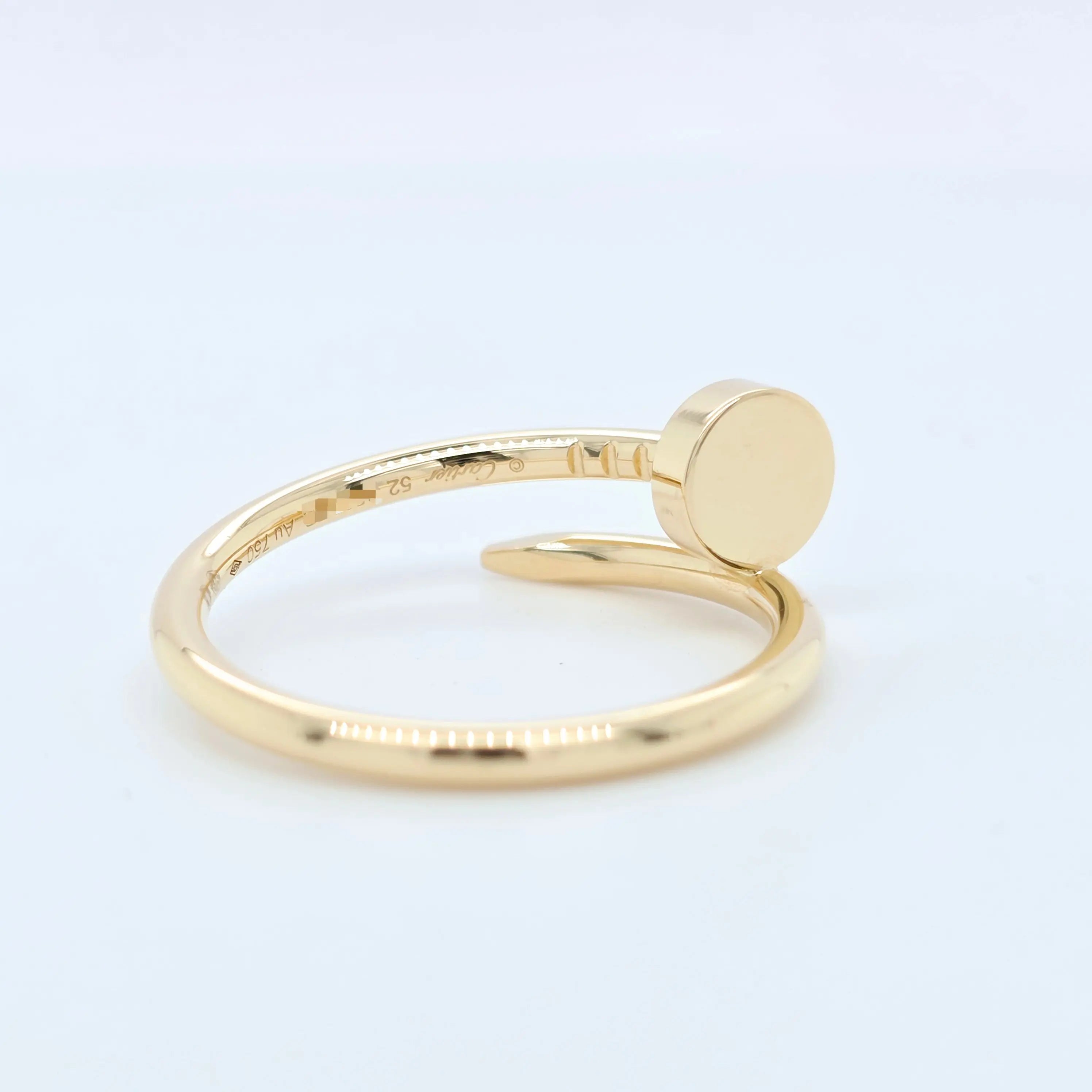 Cartier Juste Un Clou Ring, Small Model, 18ct Yellow Gold, Size 52 Chloe's Jewellers