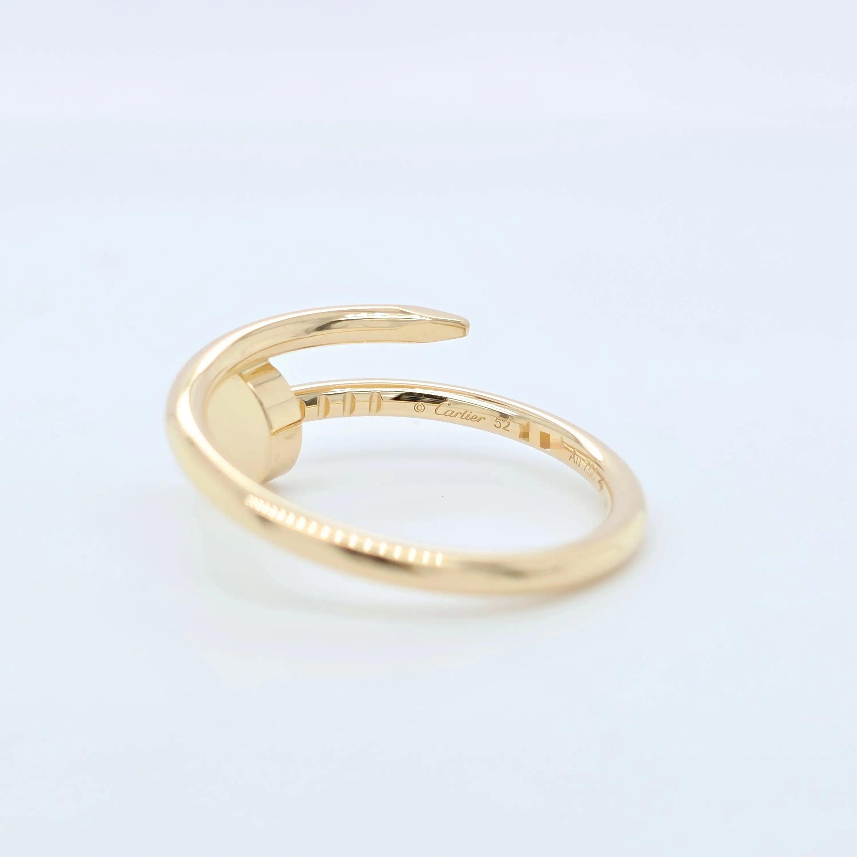 Cartier Juste Un Clou Ring, Small Model, 18ct Yellow Gold, Size 52 Chloe's Jewellers