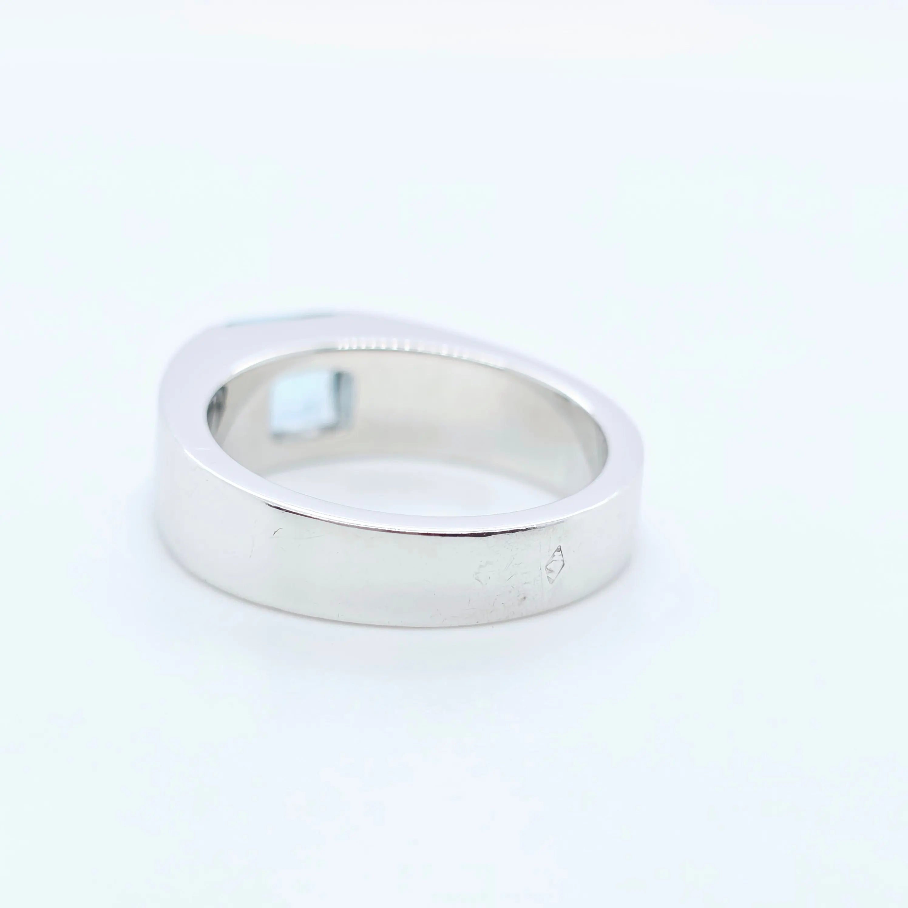 Cartier Tank Topaz Ring, 18ct White Gold, Size 51 Chloe's Jewellers