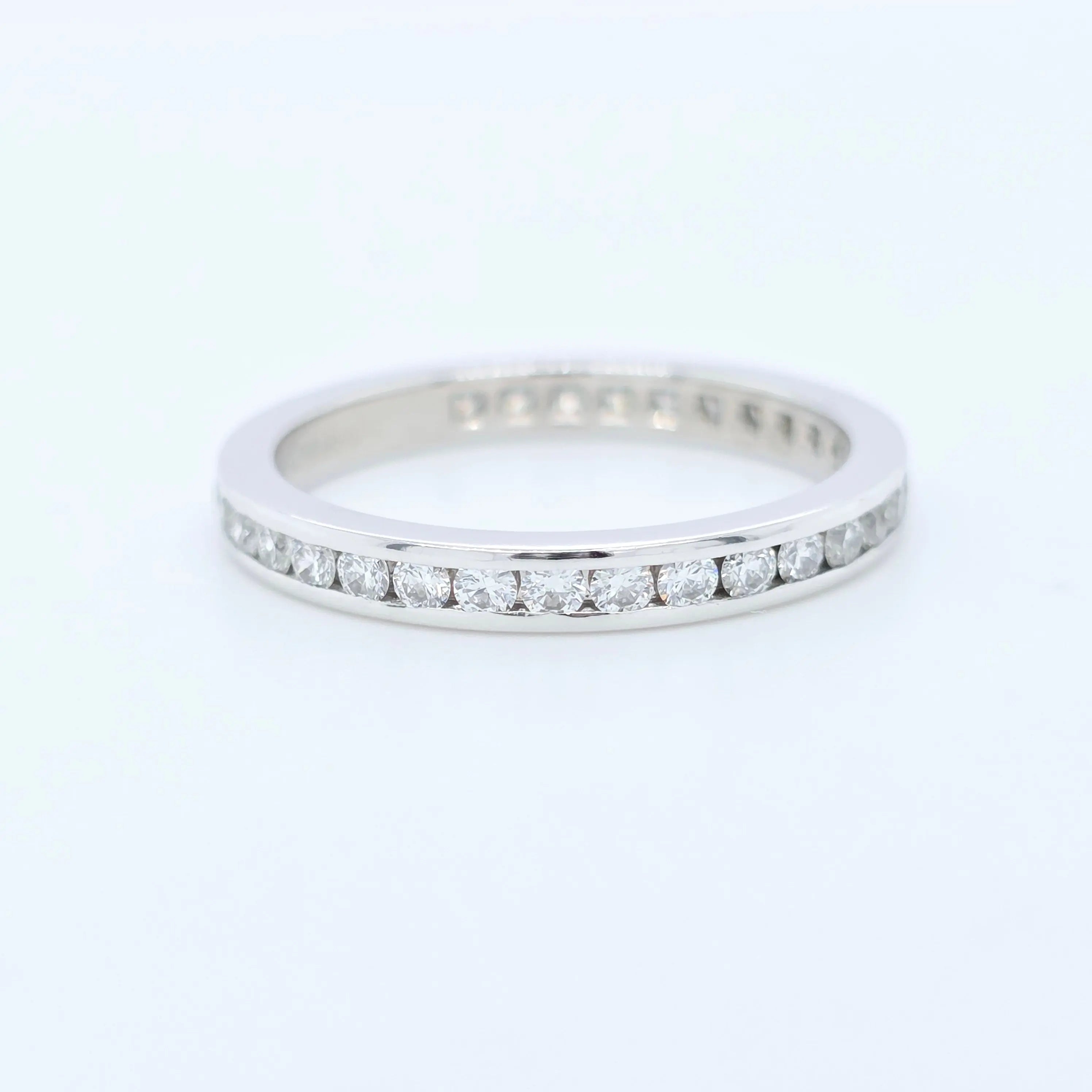 Tiffany & Co. 0.61ct Diamond Full Eternity Ring, Platinum, Size L Chloe's Jewellers