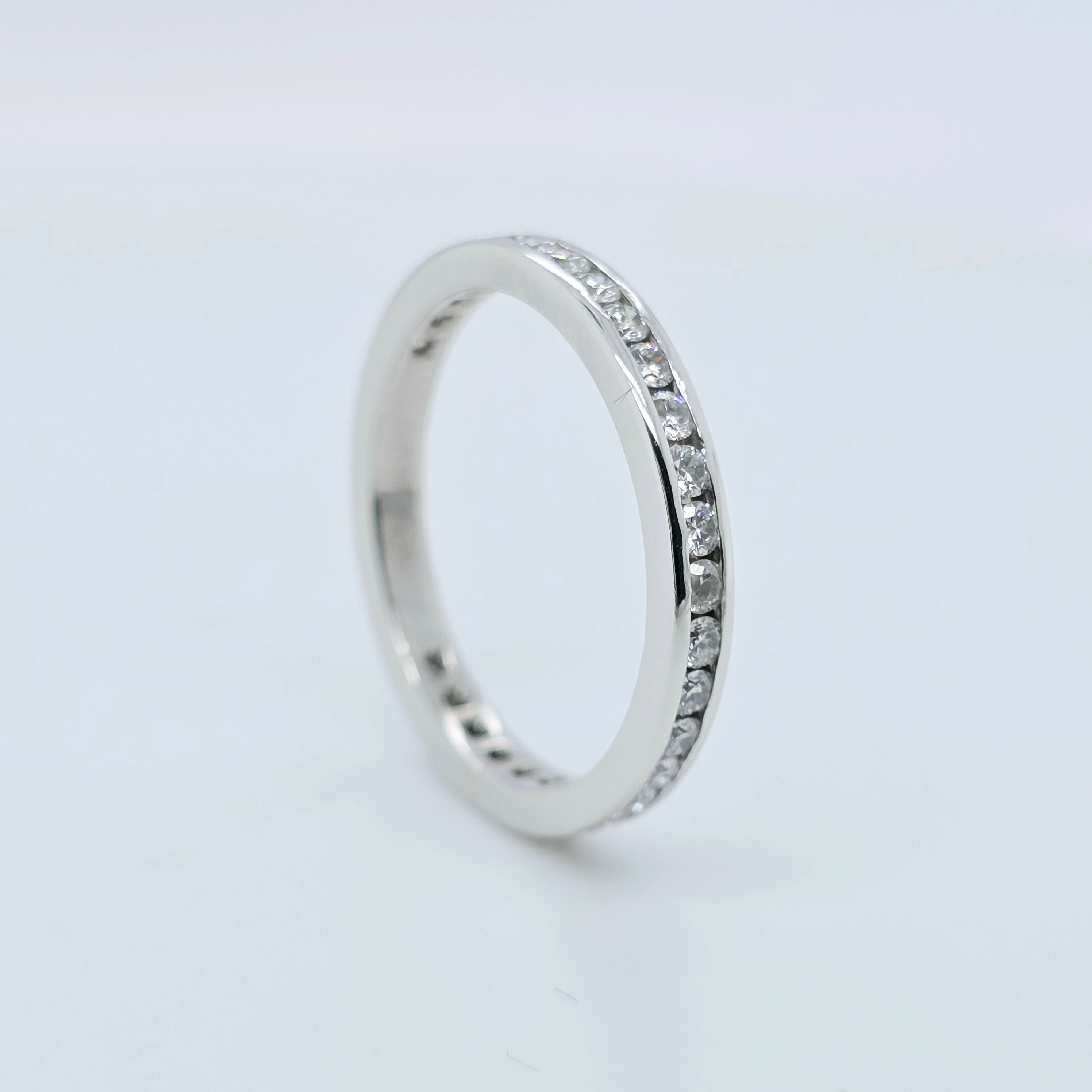 Tiffany & Co. 0.61ct Diamond Full Eternity Ring, Platinum, Size L