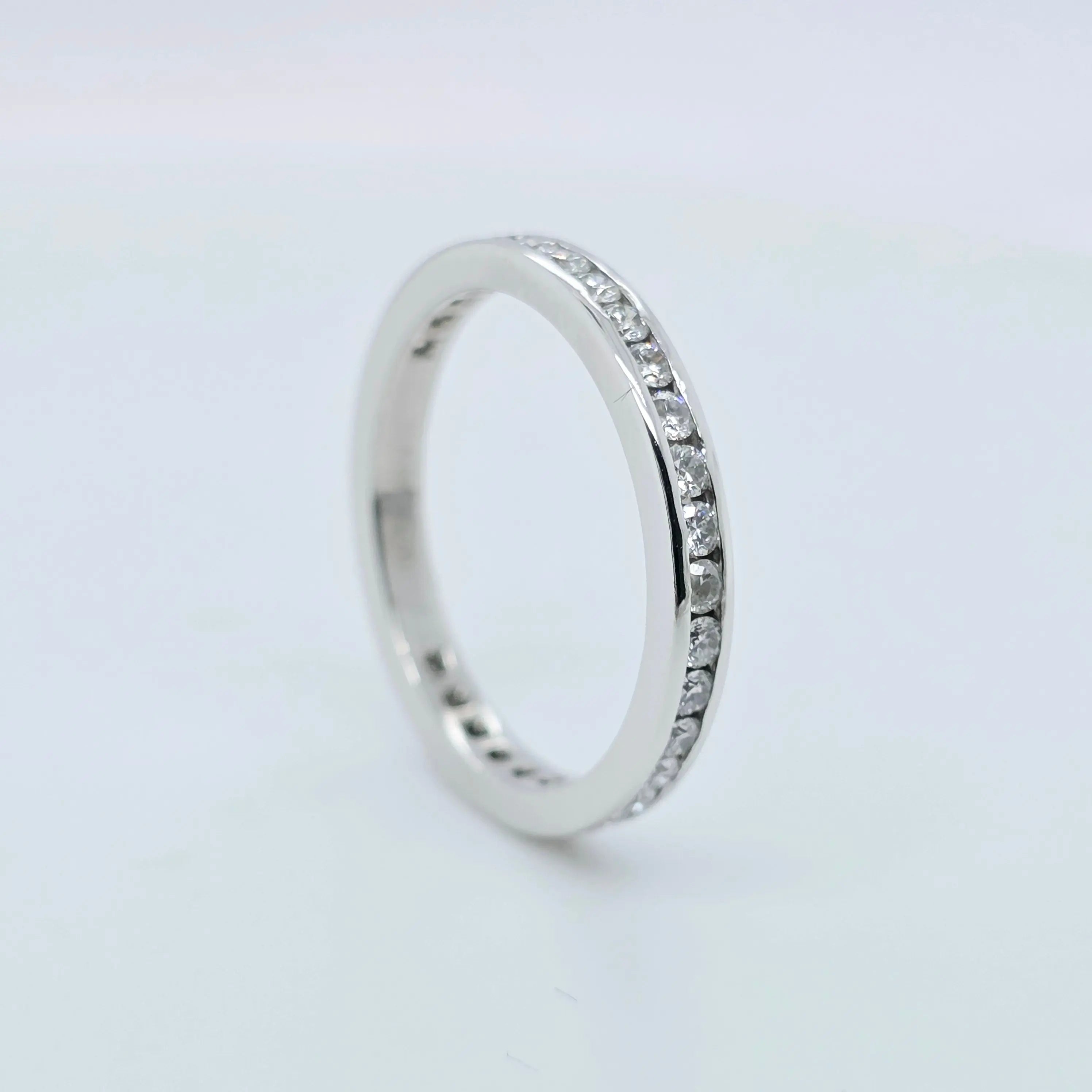 Tiffany & Co. 0.61ct Diamond Full Eternity Ring, Platinum, Size L Chloe's Jewellers