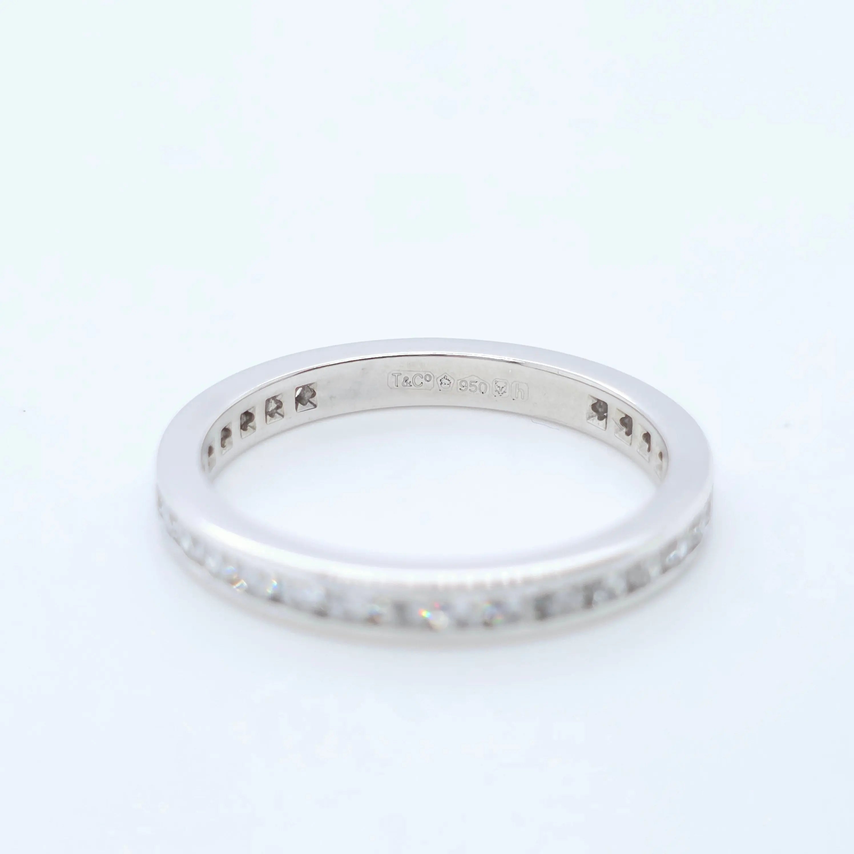 Tiffany & Co. 0.61ct Diamond Full Eternity Ring, Platinum, Size L Chloe's Jewellers
