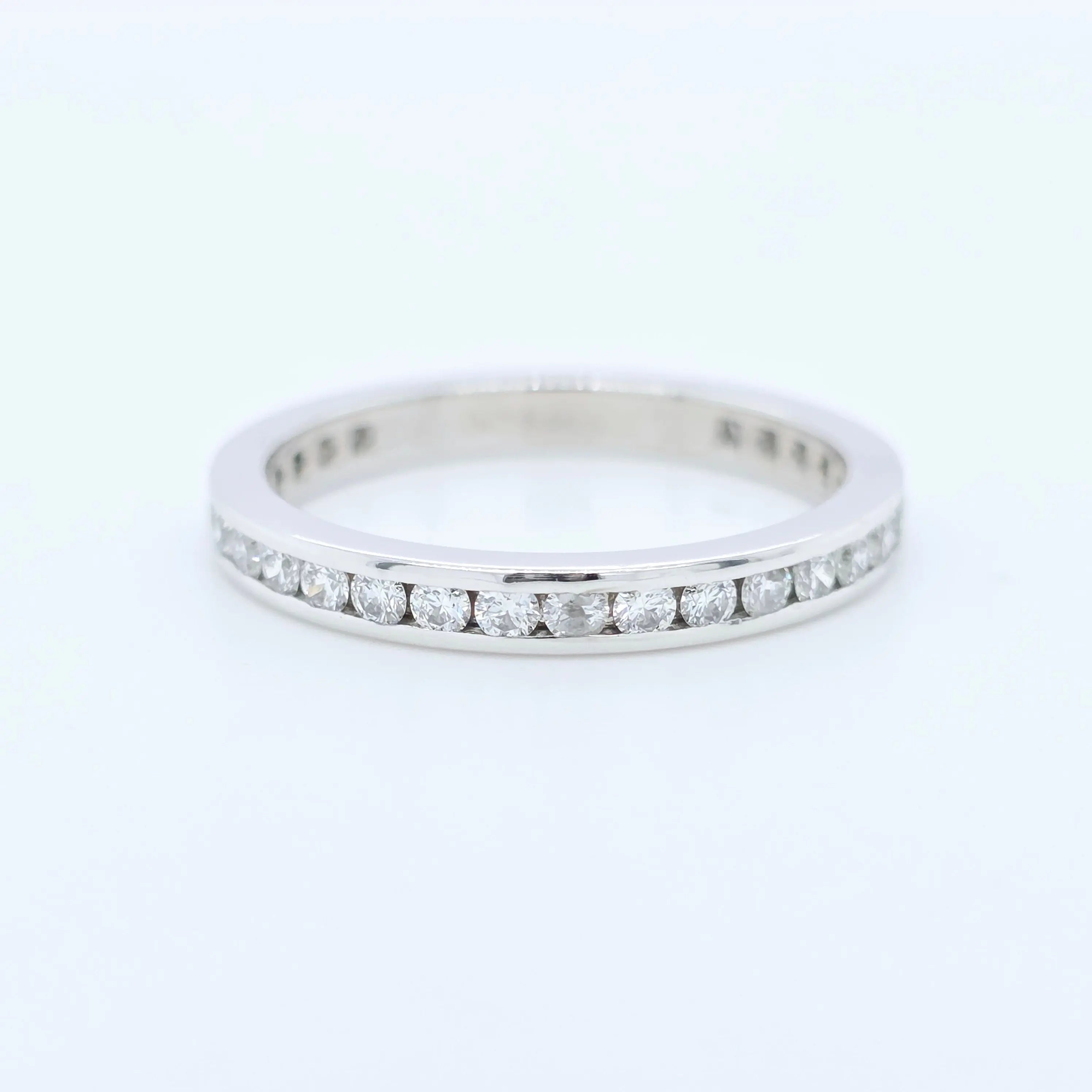 Tiffany & Co. 0.61ct Diamond Full Eternity Ring, Platinum, Size L Chloe's Jewellers