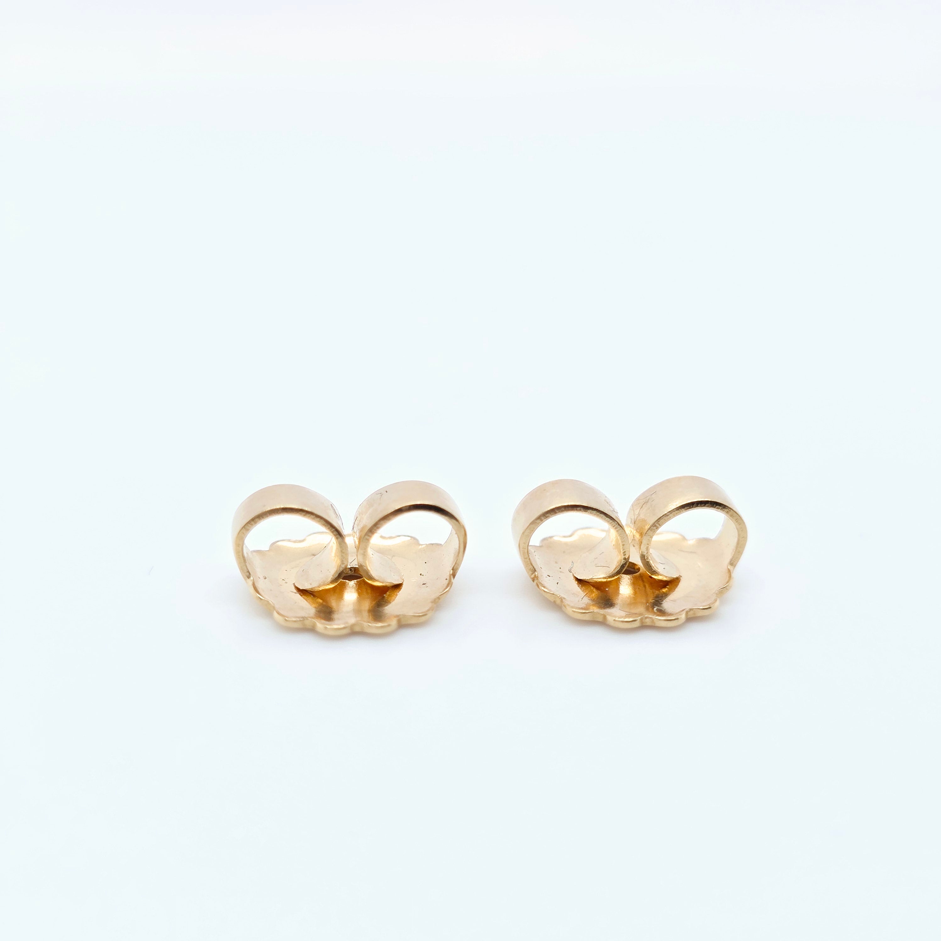 Tiffany & Co. Schlumberger Plat & 18ct Yellow Gold Mabe Pearl & Diamonds Earrings Chloe's Jewellers