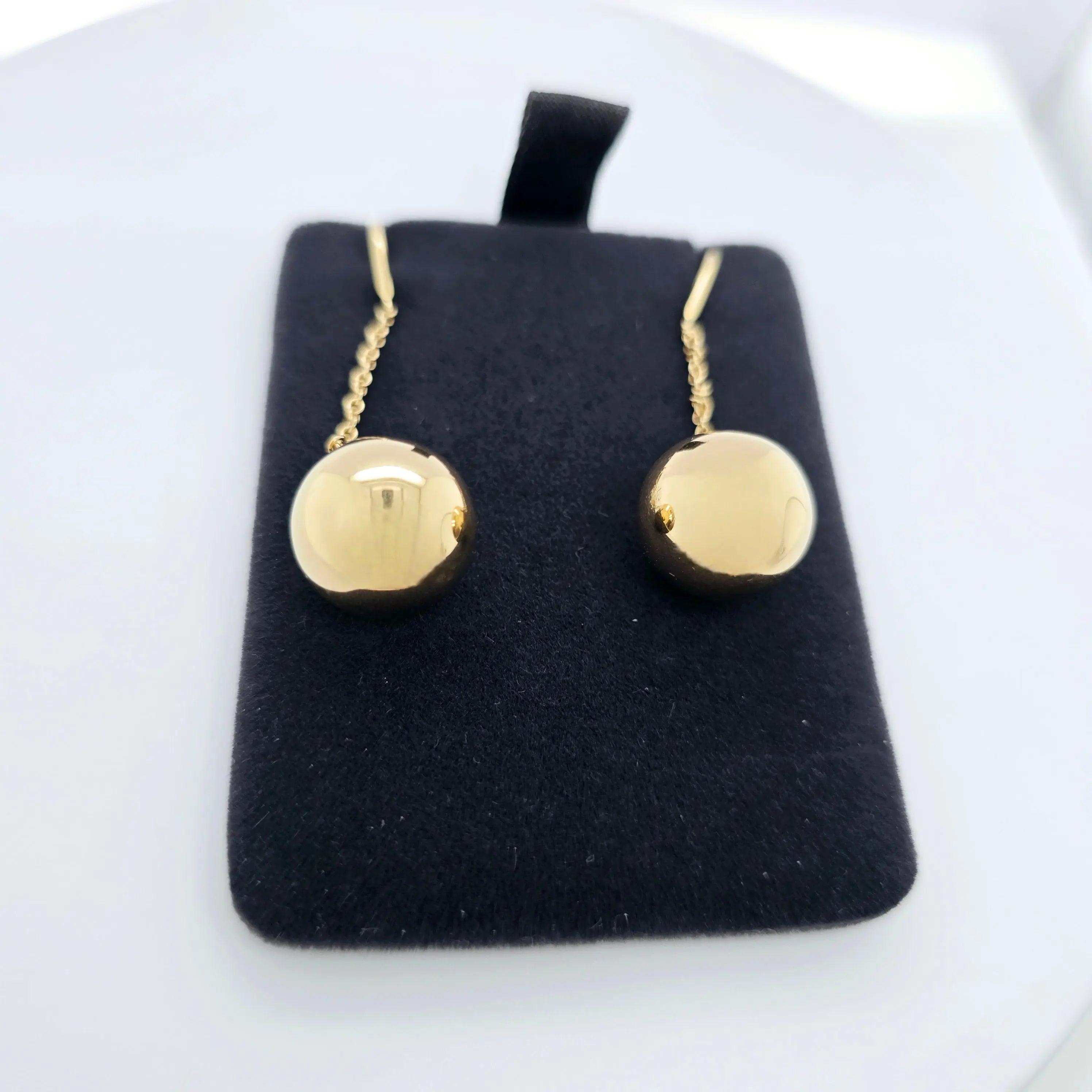 Tiffany & Co. 18ct Yellow Gold Ball Hook Earrings Chloe's Jewellers