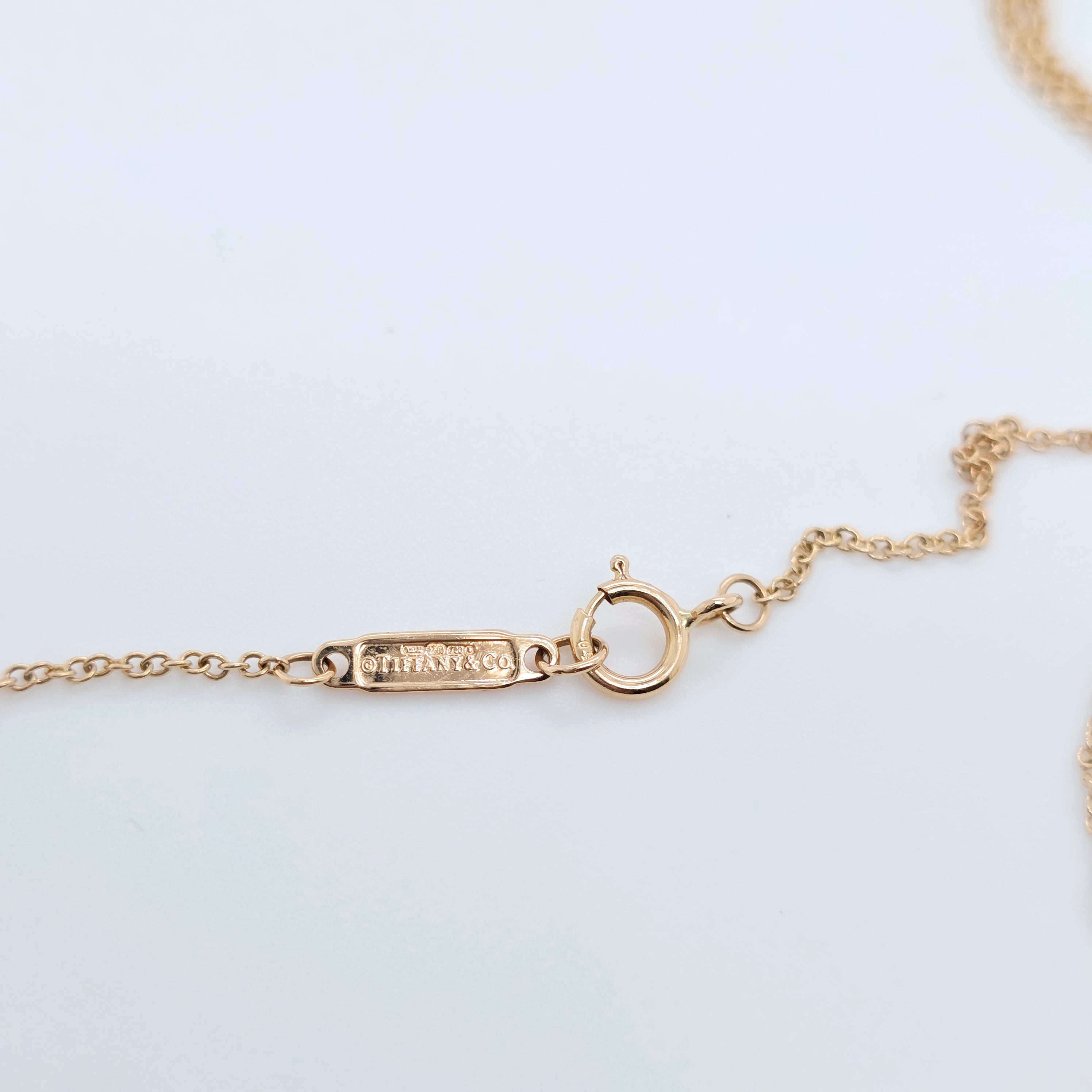 Tiffany & Co. T Diamond Circle Pendant, 18ct Rose Gold