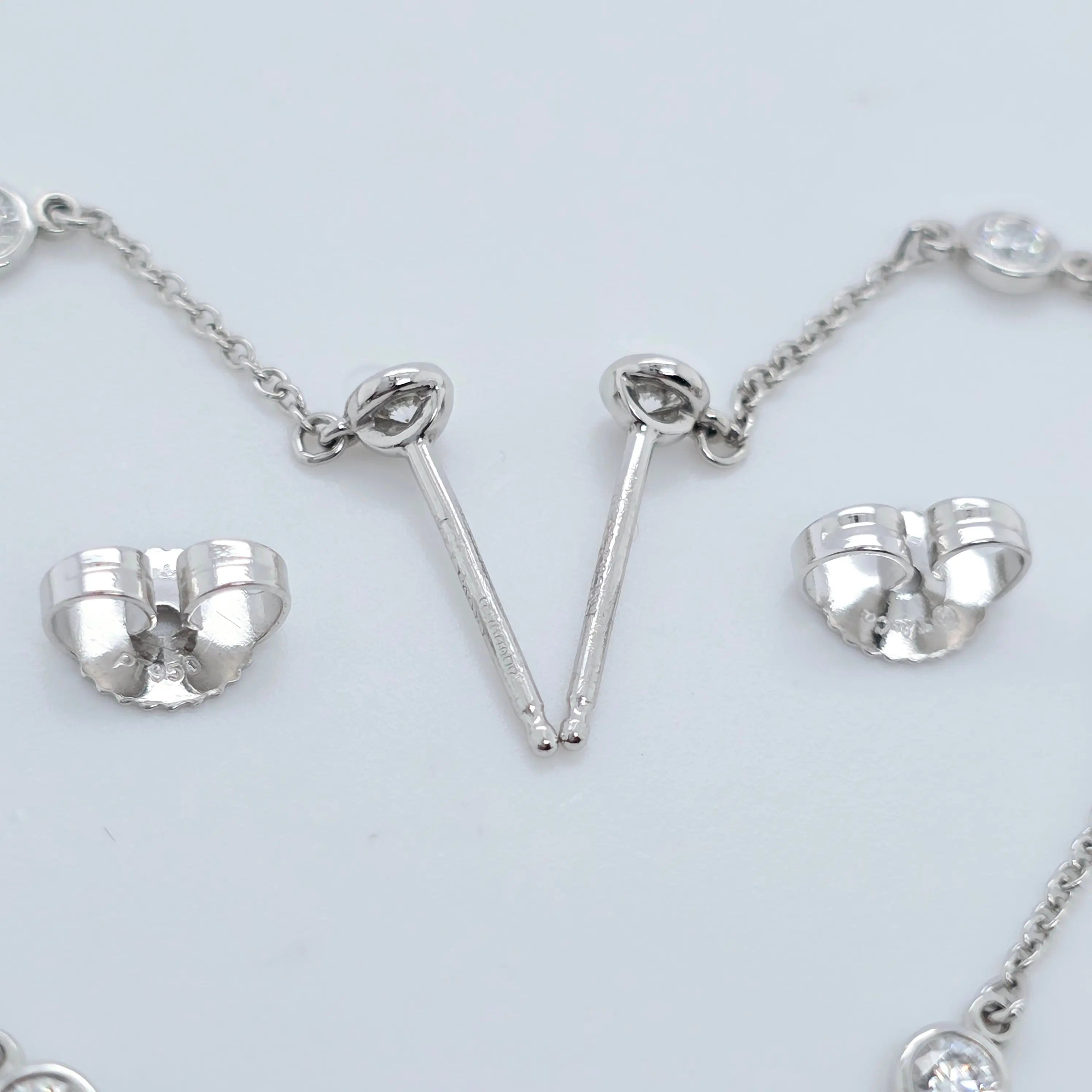 Tiffany & Co. Elsa Peretti Diamond By The Yard Drop Earrings Chloe's Jewellers