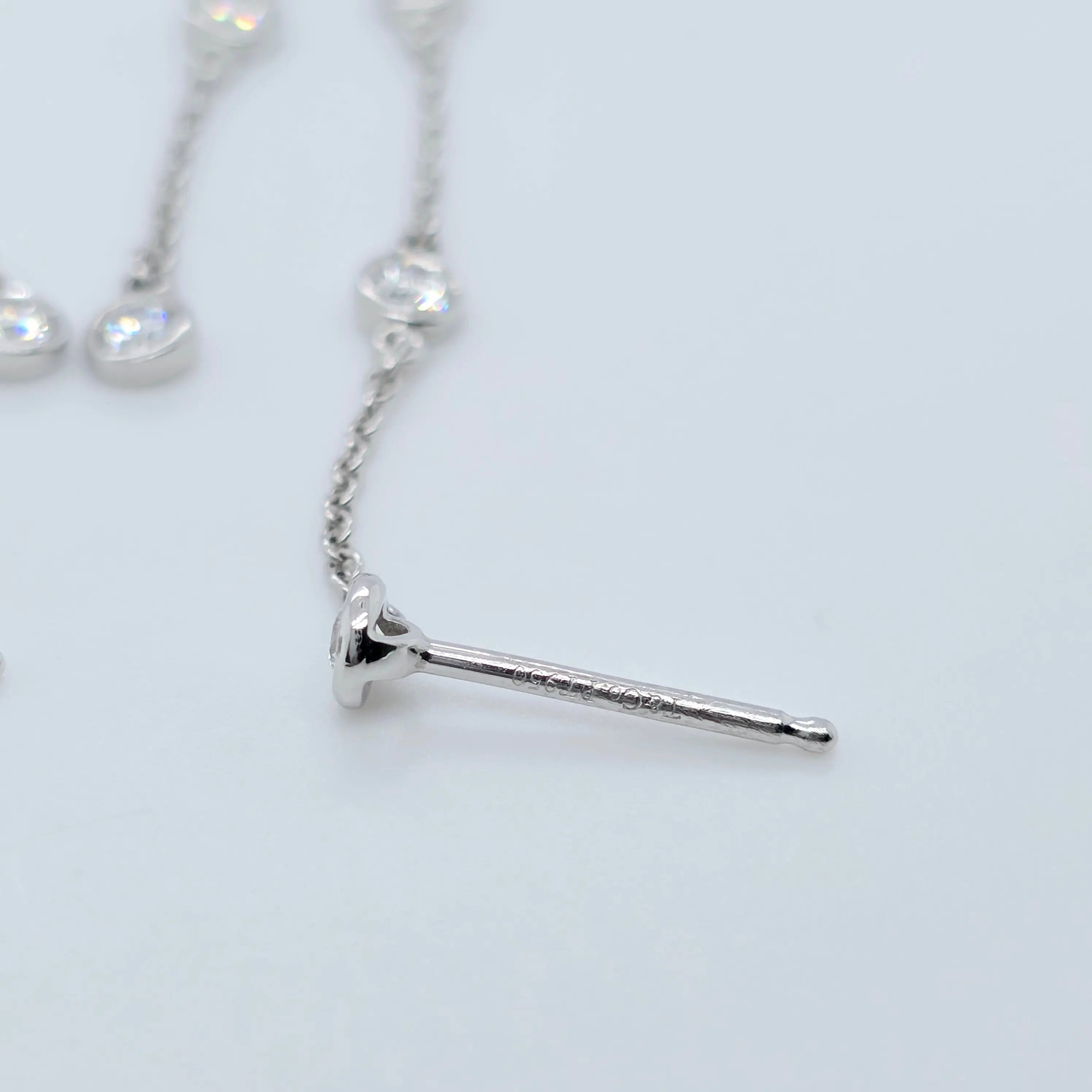 Tiffany & Co. Elsa Peretti Diamond By The Yard Drop Earrings Chloe's Jewellers