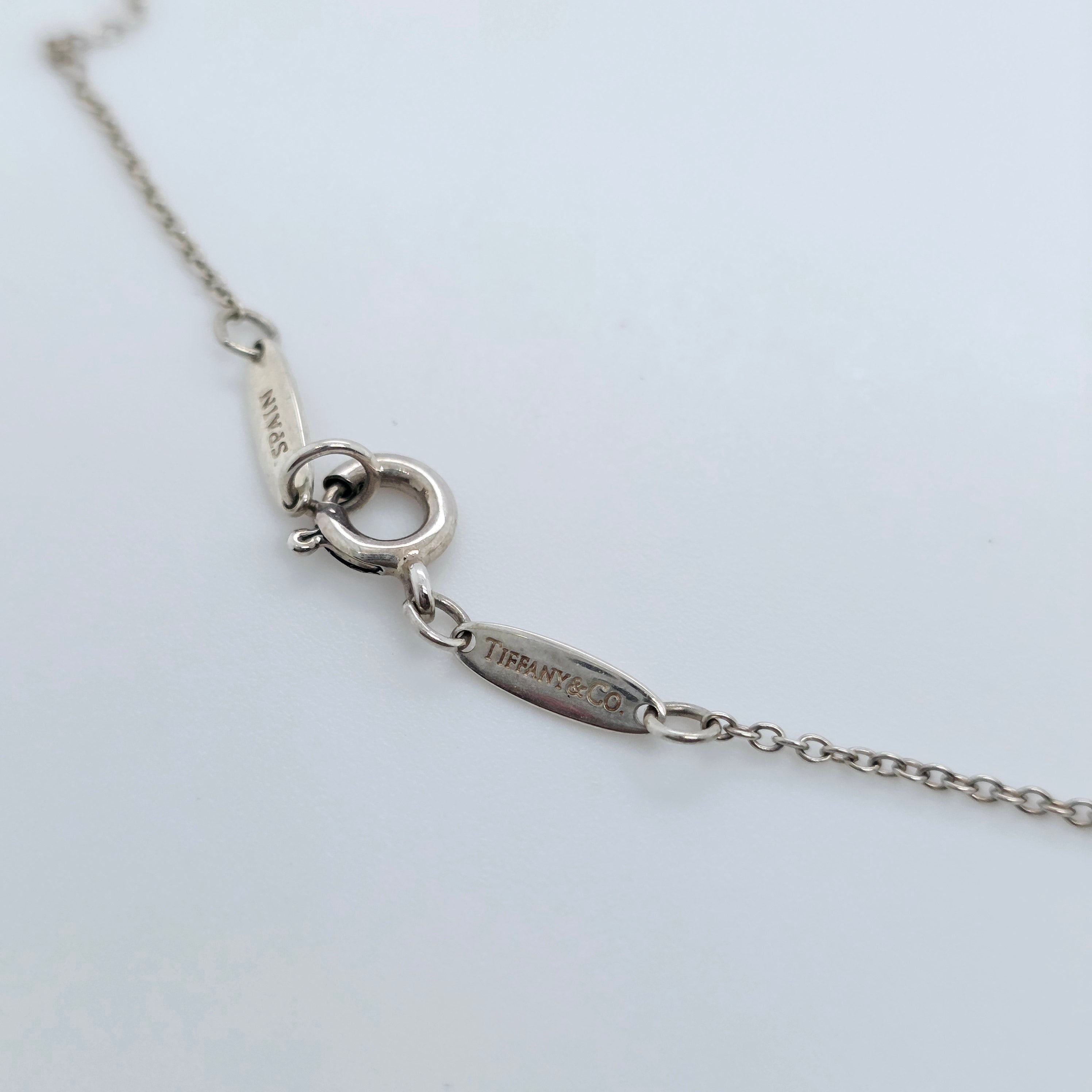 Tiffany & Co. Elsa Peretti Open Heart Pendant with Diamonds