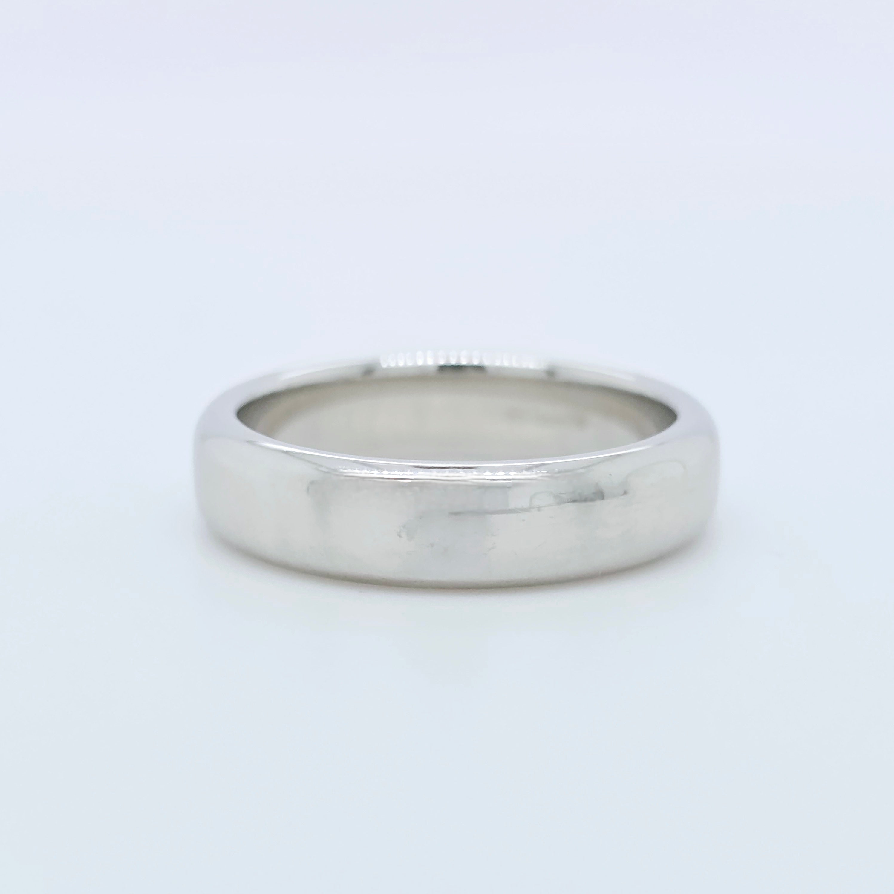 Tiffany & Co. Wedding Band, Platinum, 4.4mm, Size K Chloe's Jewellers