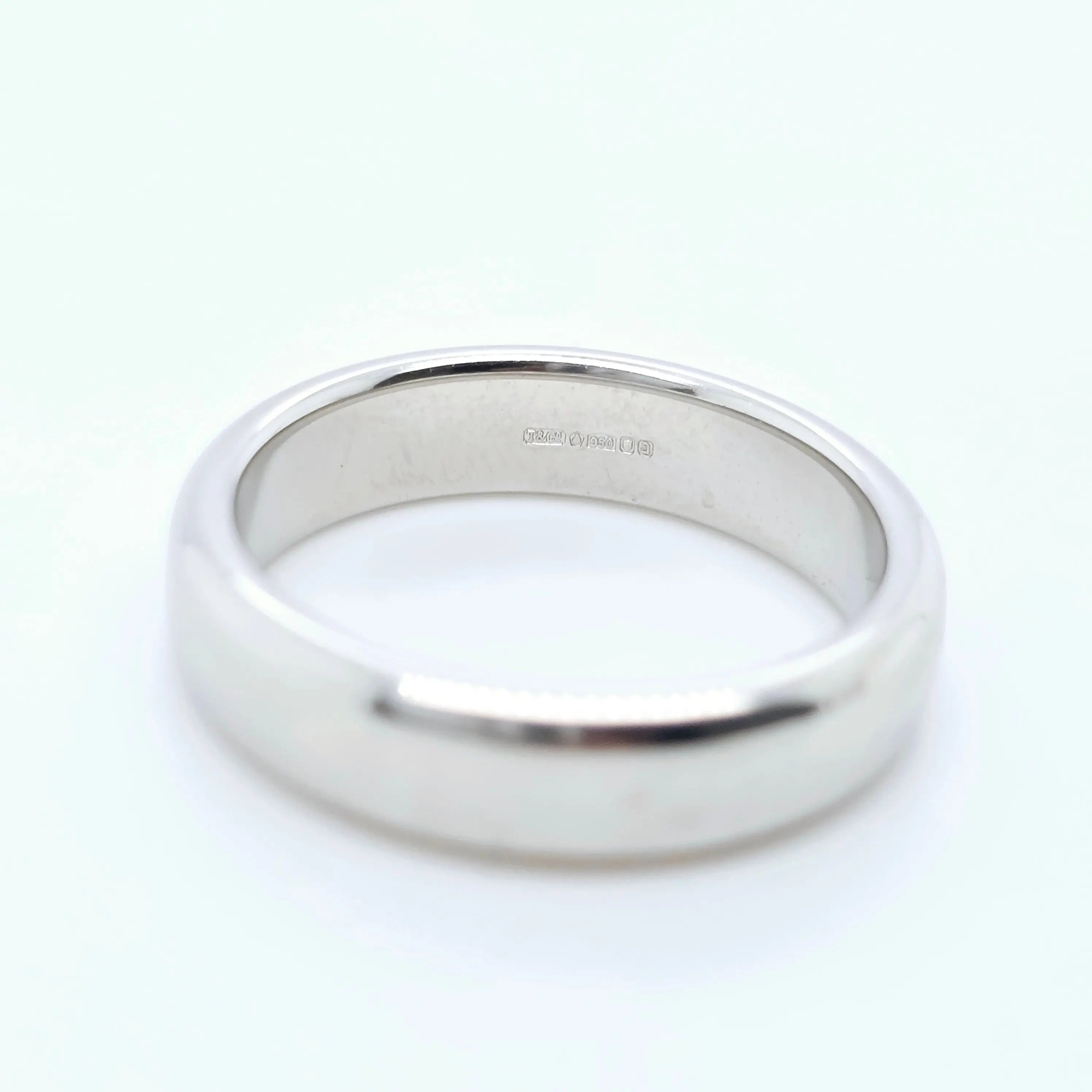 Tiffany & Co. Wedding Band, Platinum, 4.4mm, Size K Chloe's Jewellers