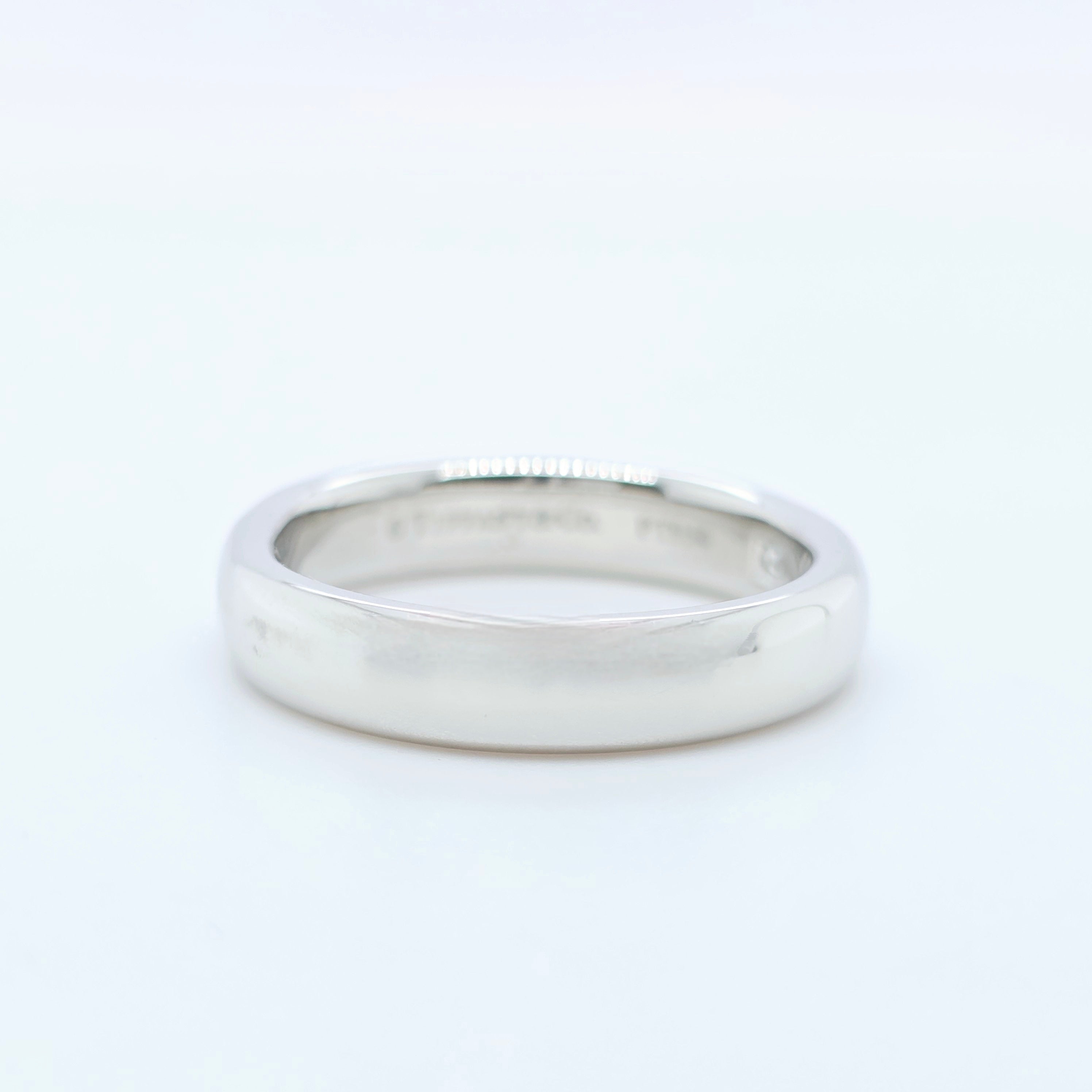 Tiffany & Co Lucida Diamond Band, Platinum , Size 50 Chloe's Jewellers