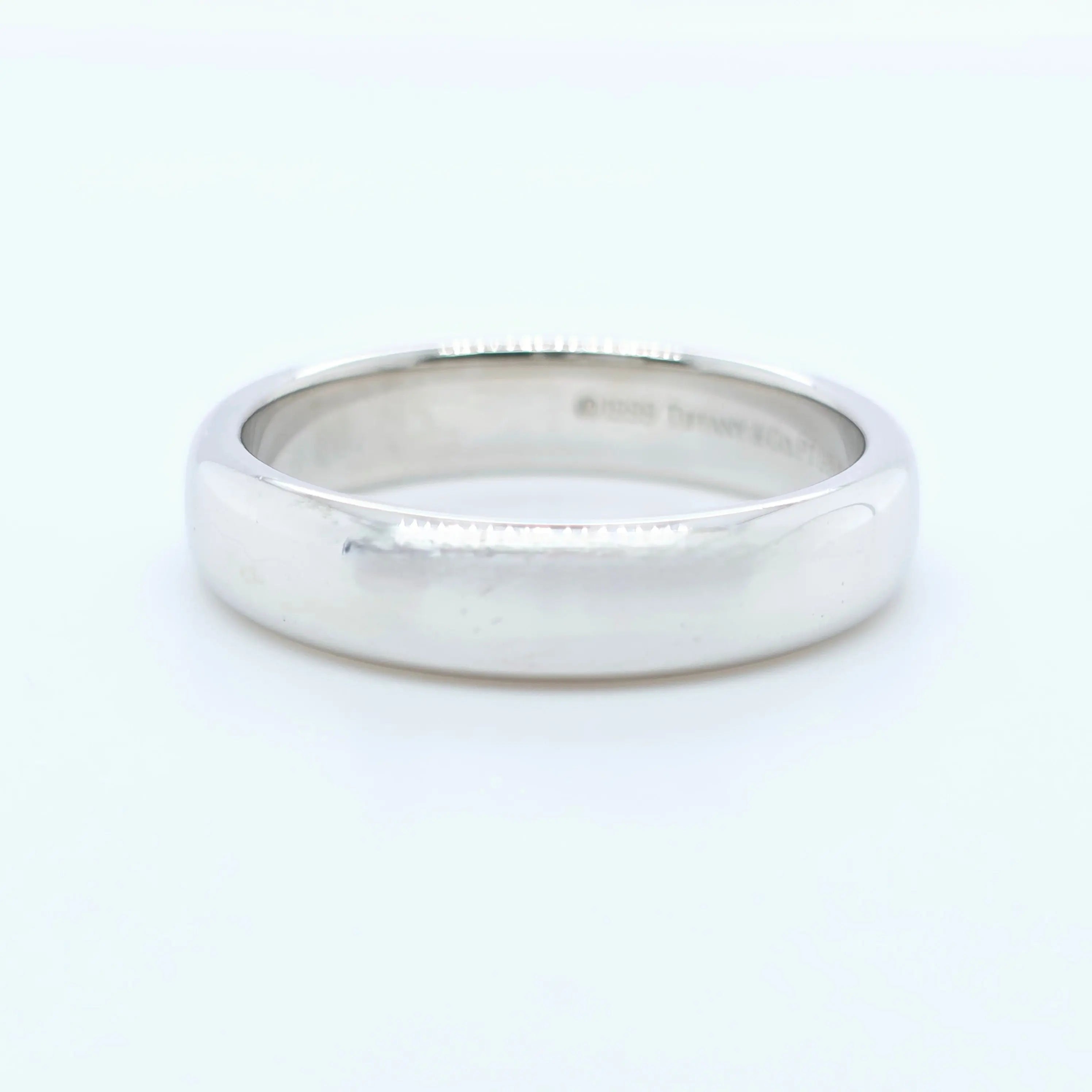Tiffany & Co Lucida Diamond Band, Platinum , Size 50 Chloe's Jewellers