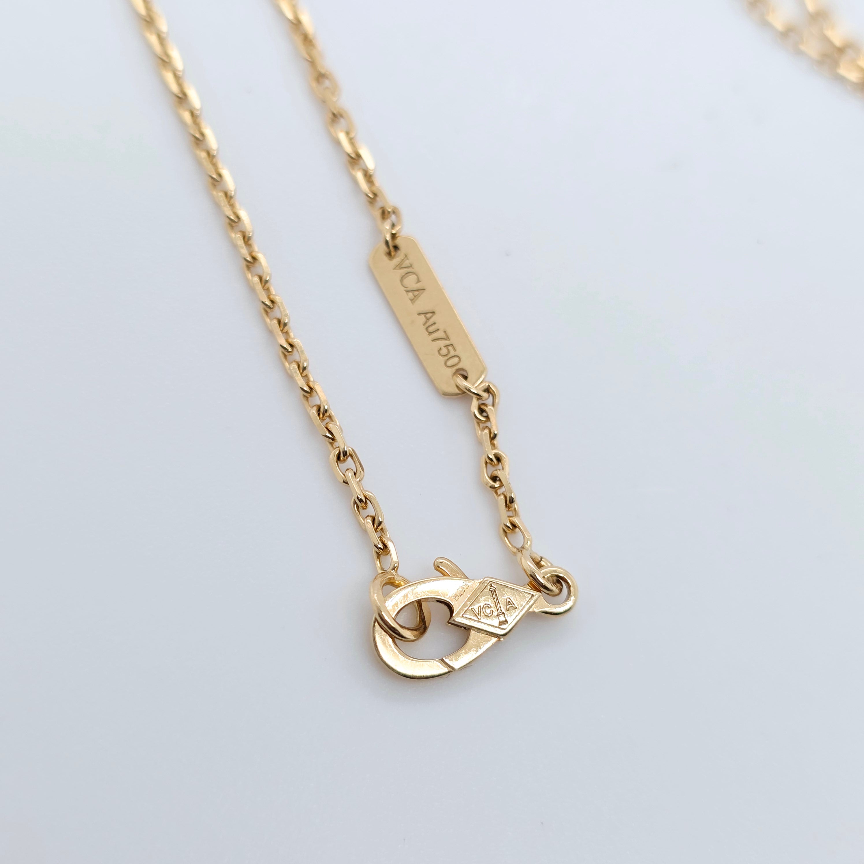 Van Cleef & Arpels Two Butterfly Pendant Necklace, 18ct Yellow Gold, 16.5 Inches
