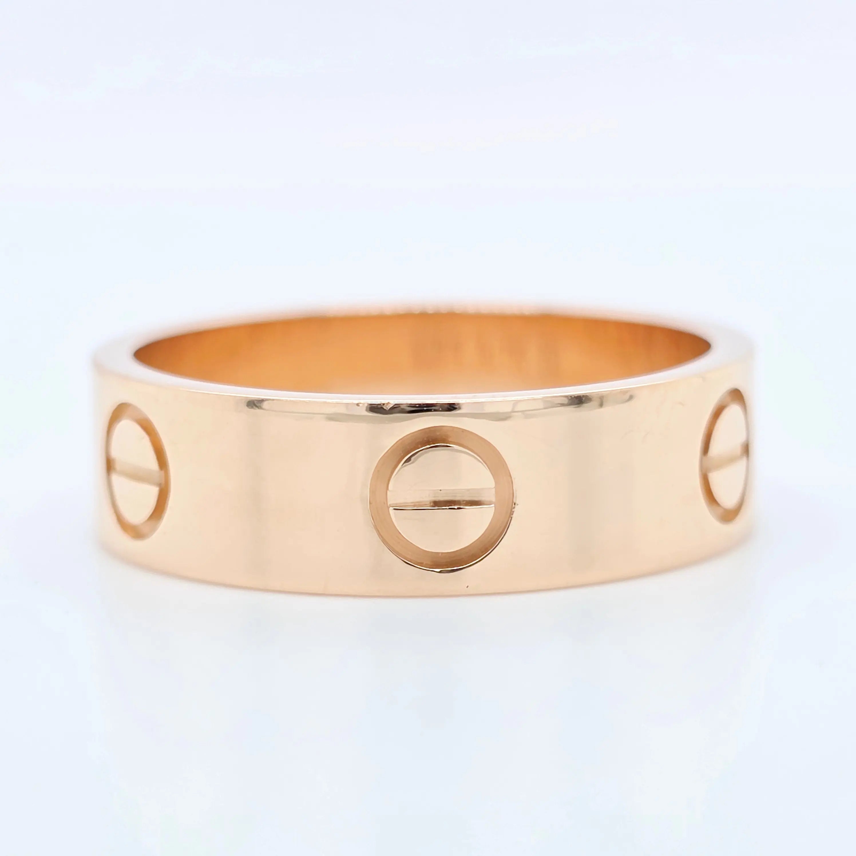 Cartier Love Ring, Classic Model, 18ct Rose Gold, Size 54/ N 1/2 Chloe's Jewellers