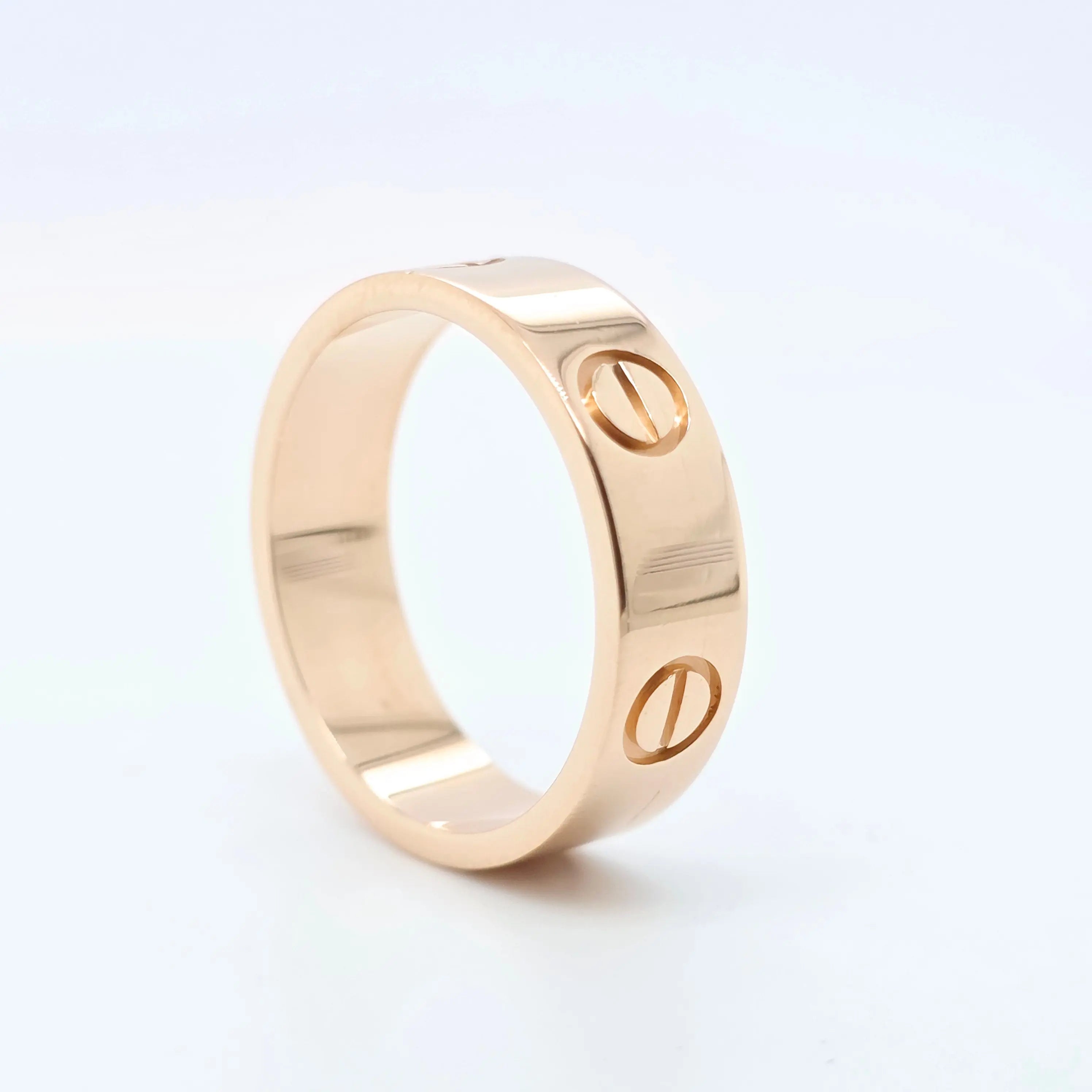 Cartier Love Ring, Classic Model, 18ct Rose Gold, Size 54/ N 1/2 Chloe's Jewellers