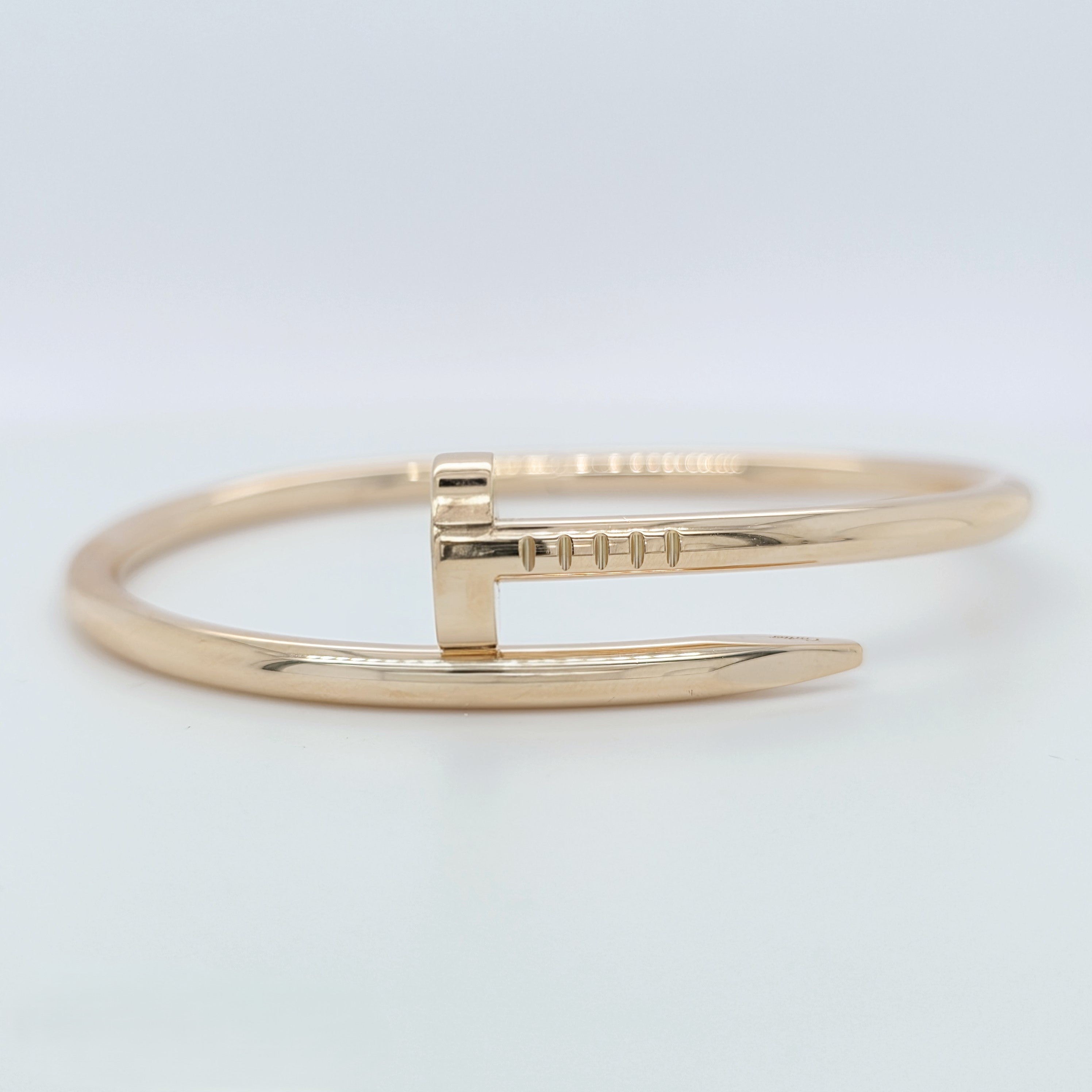 Cartier Juste Un Clou Bracelet, Classic Model, 18ct, Size 17, 18ct Rose Gold Chloe's Jewellers
