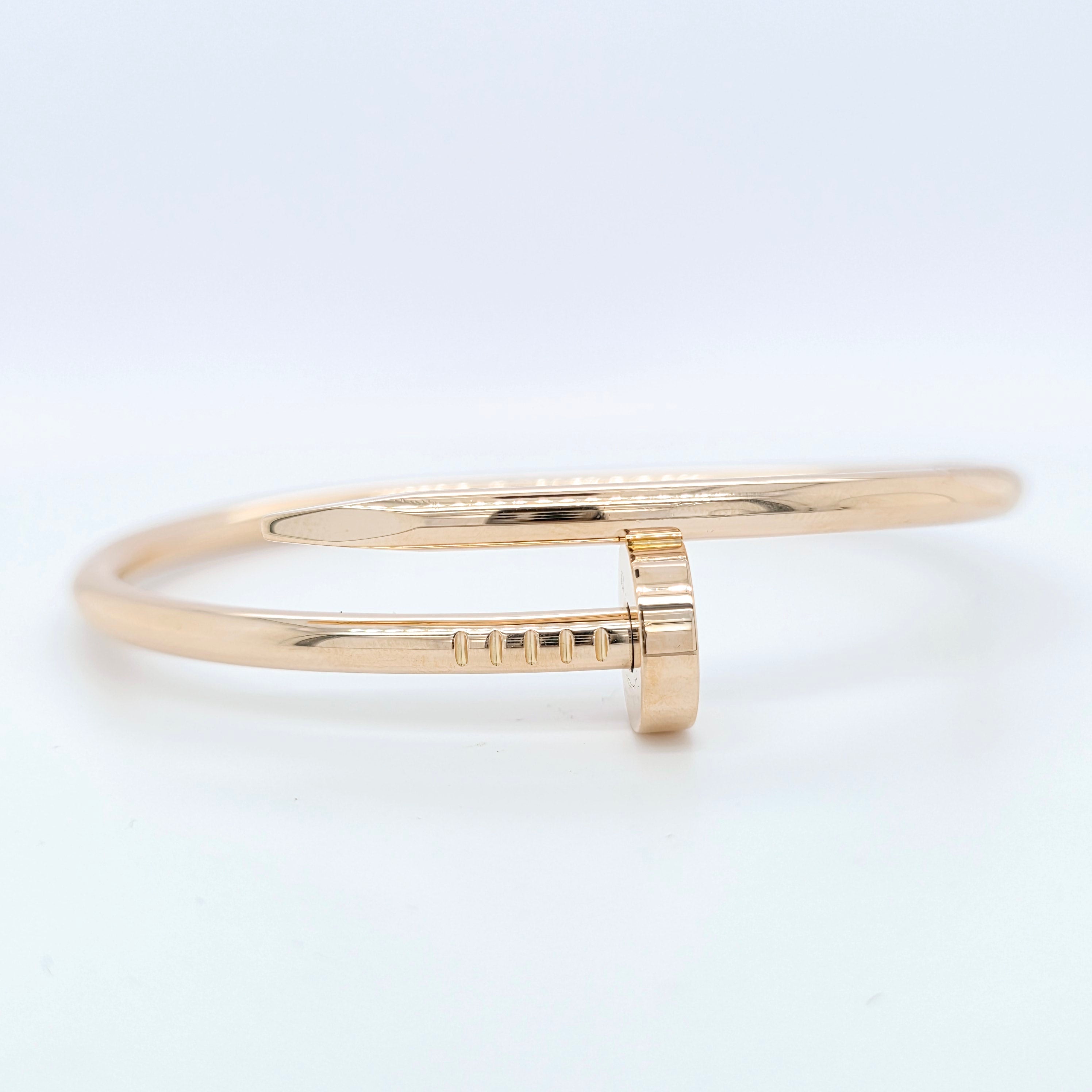 Cartier Juste Un Clou Bracelet, Classic Model, 18ct, Size 17, 18ct Rose Gold Chloe's Jewellers