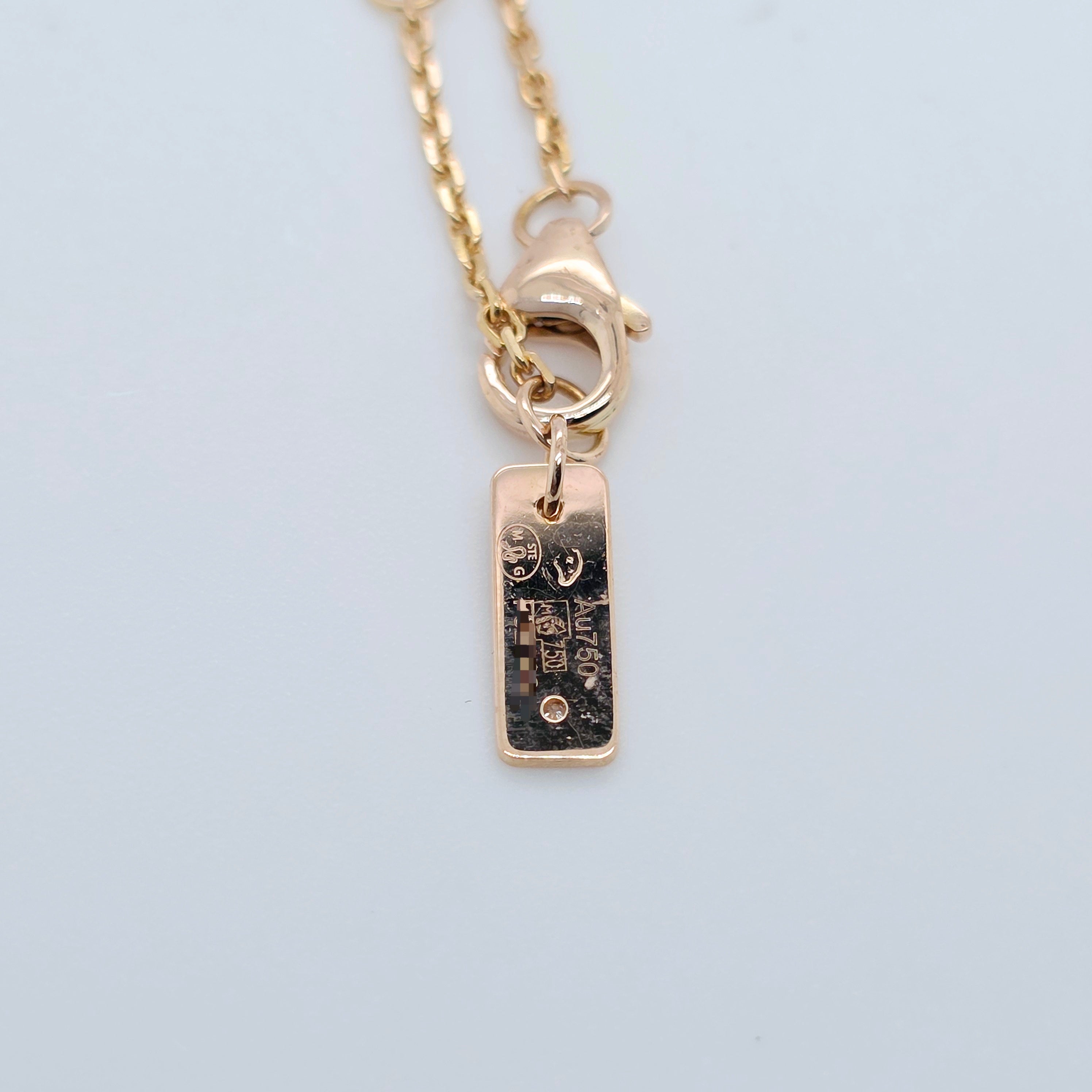 Messika Move Diamond Pave Necklace, Totals 0.65ct, 18ct Rose Gold, 17 Inches Chloe's Jewellers