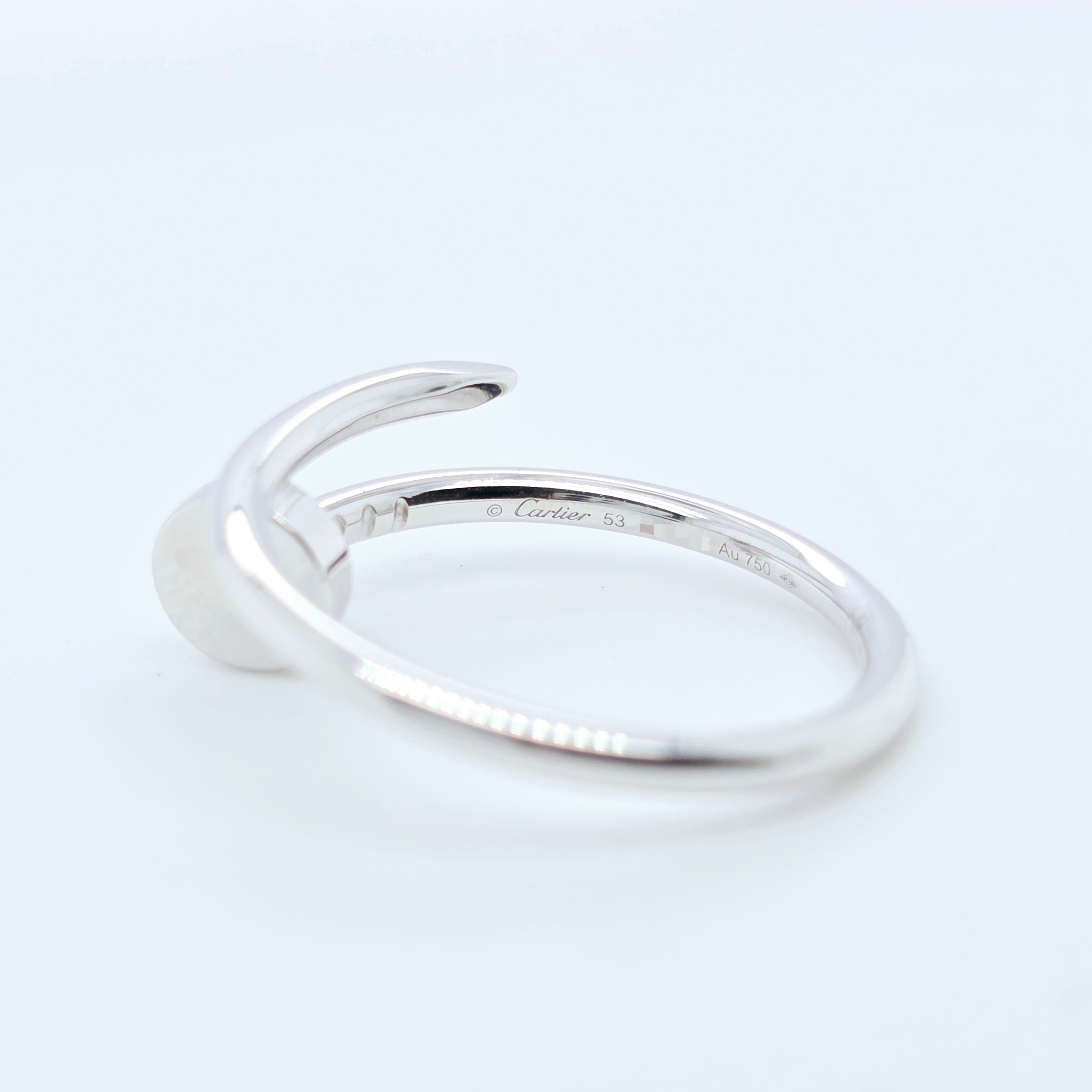 Cartier Juste Un Clou Ring, Small Model, 18ct White Gold, Size 53