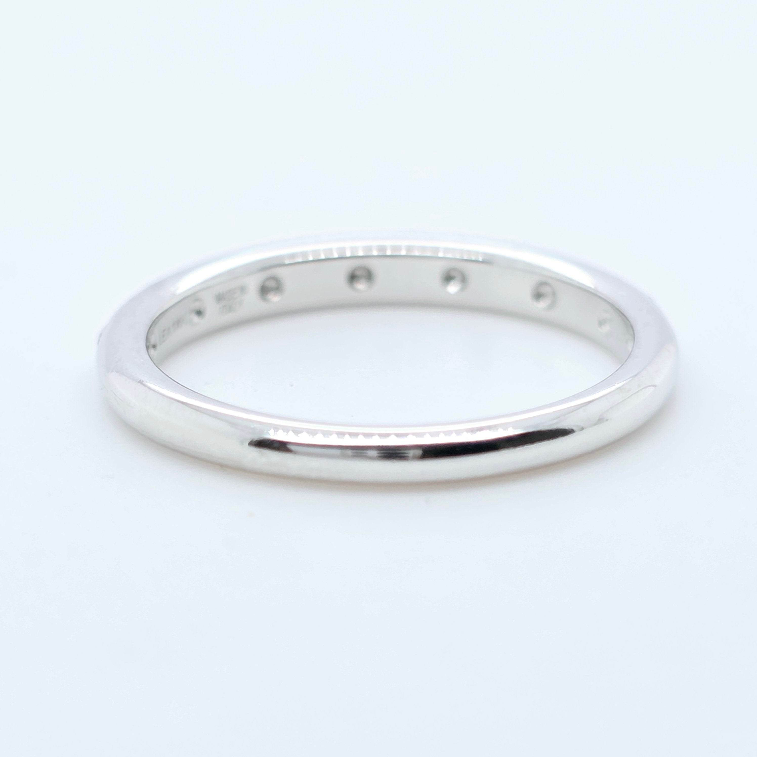 Bvlgari Diamond Band, Platinum, Size H, Come With Certificate Of Authenticity
