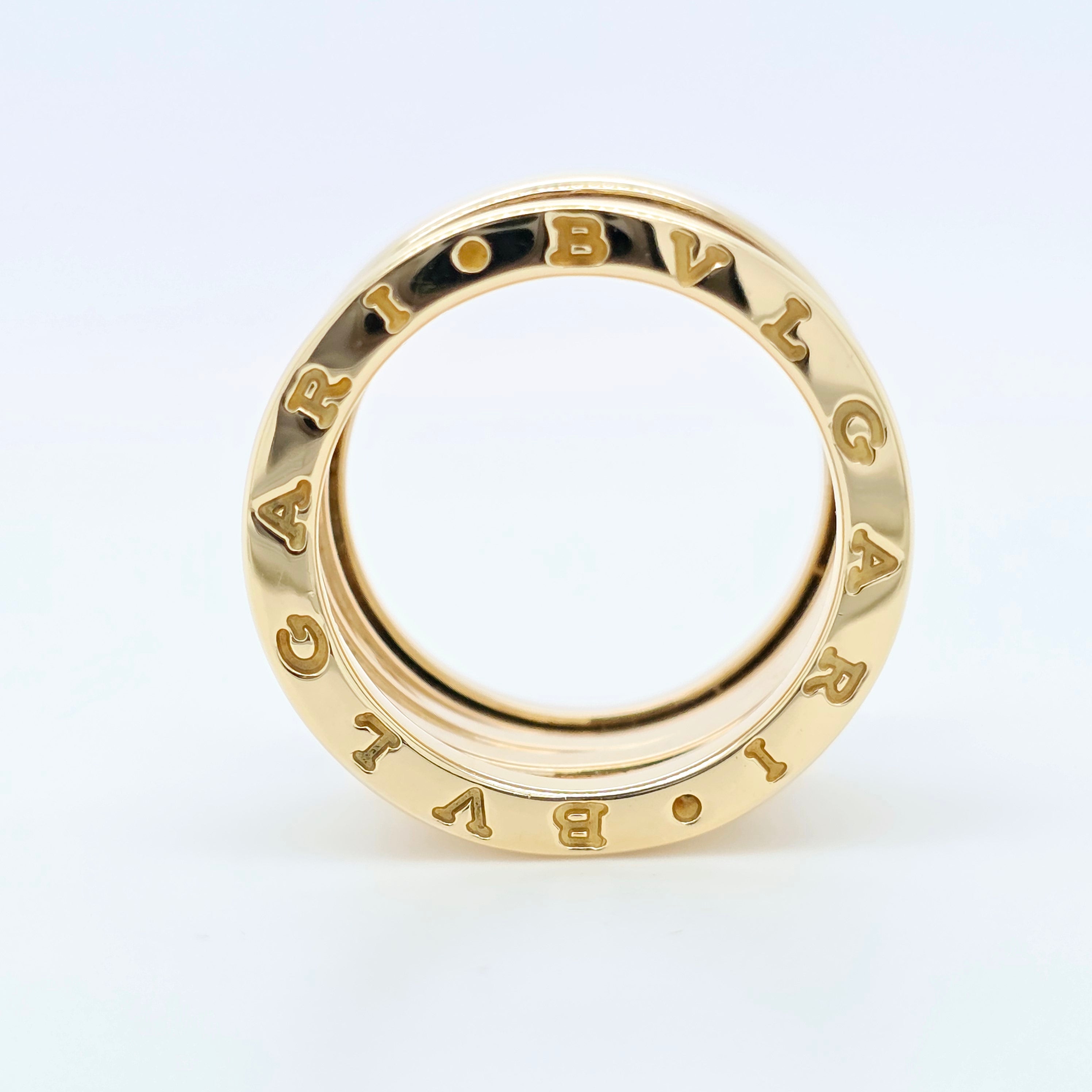 Bvlgari B.Zero1 Ring, Five-Band Design, 18ct Yellow Gold, Size 53 Chloe's Jewellers