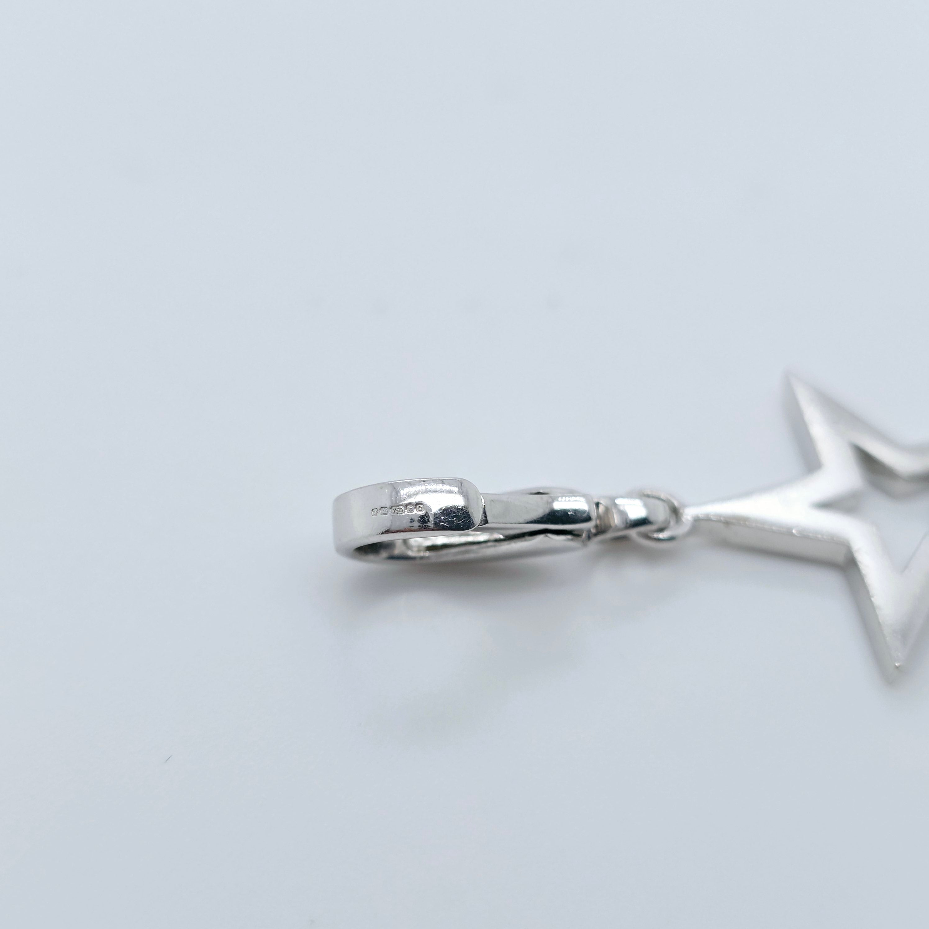 Theo Fennell Diamond Star Charm, 18ct White Gold