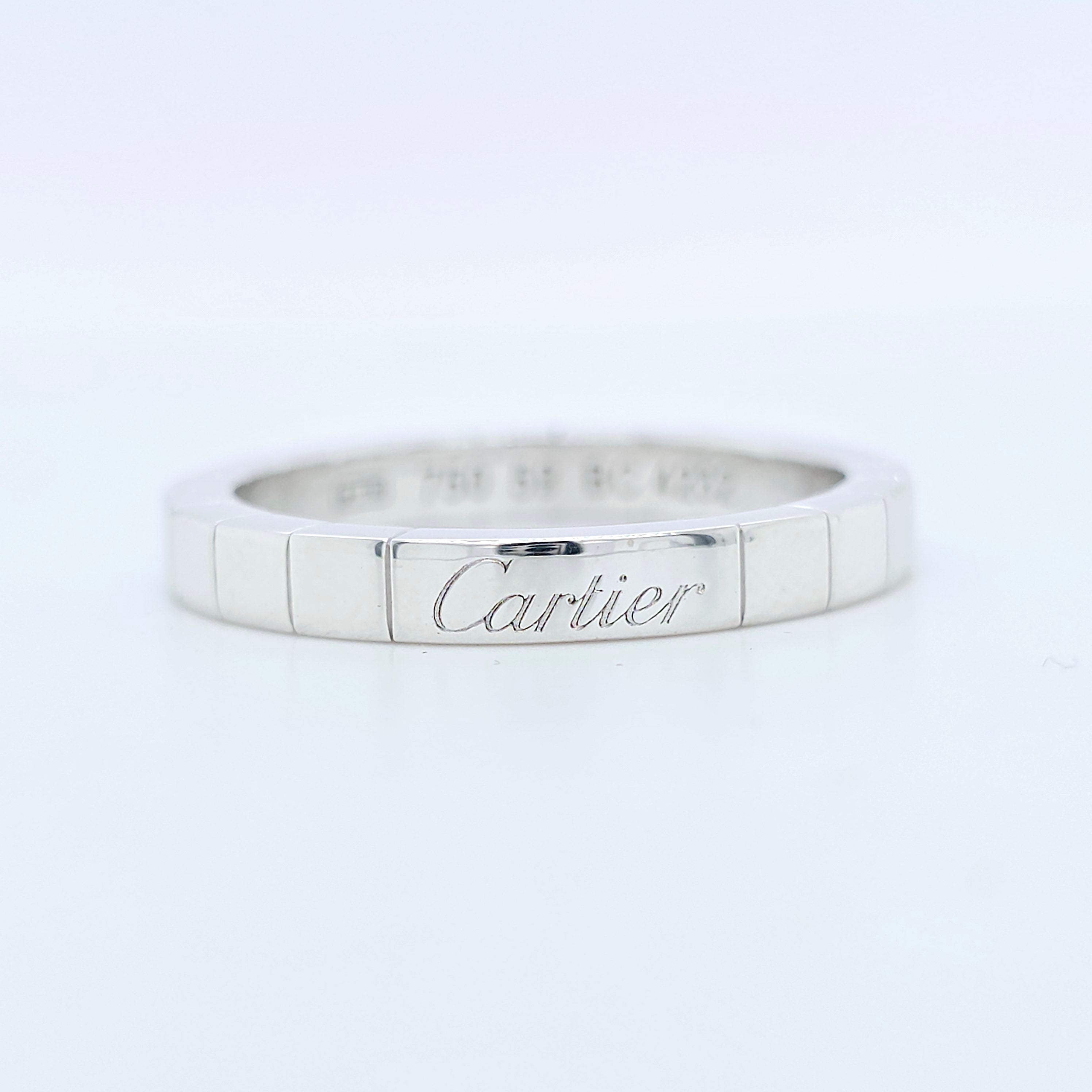 Cartier Lanieres Ring, 18ct White Gold, Size 59 / R