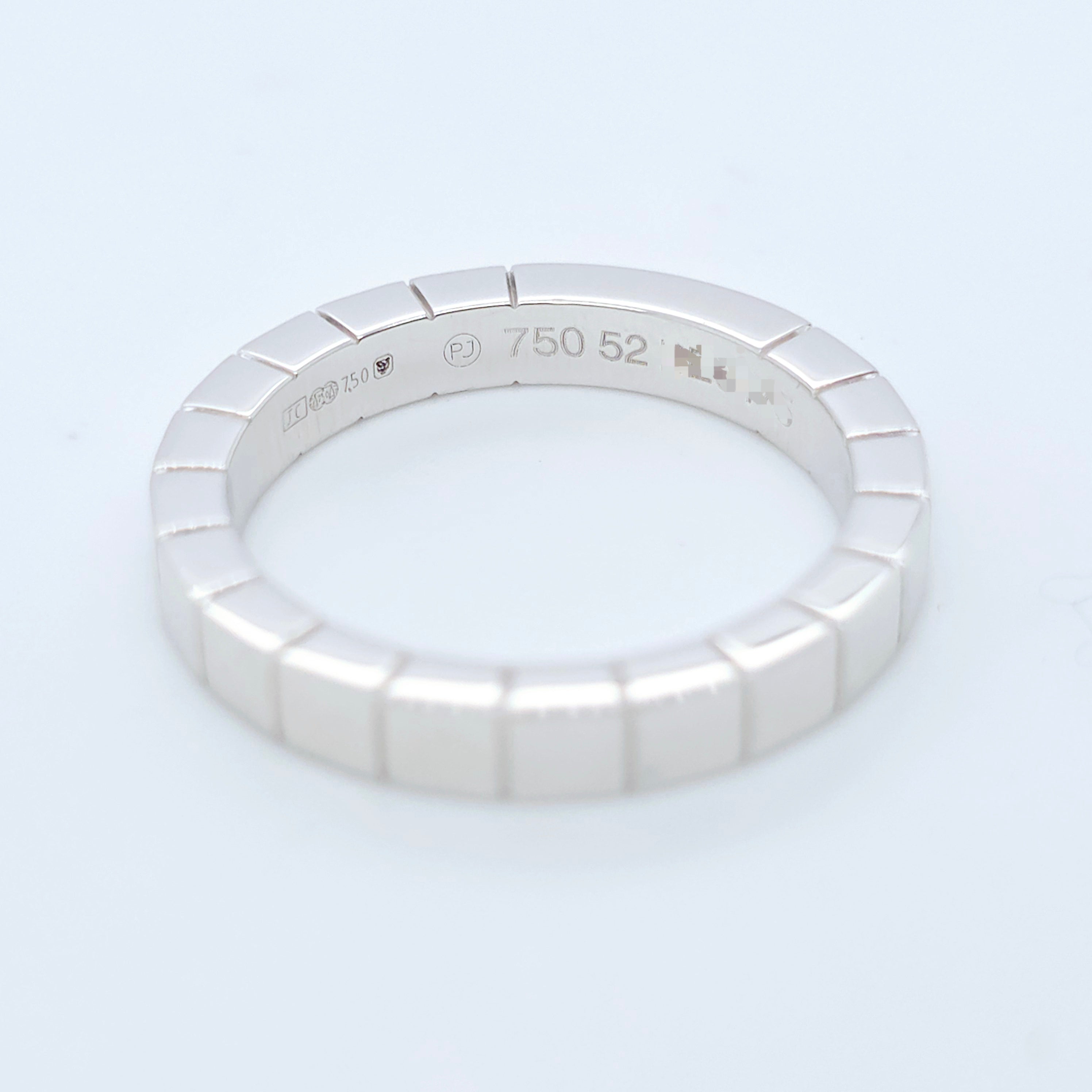 Cartier Lanieres Ring, 18ct White Gold, Size 52 / L 1/2 Chloe's Jewellers