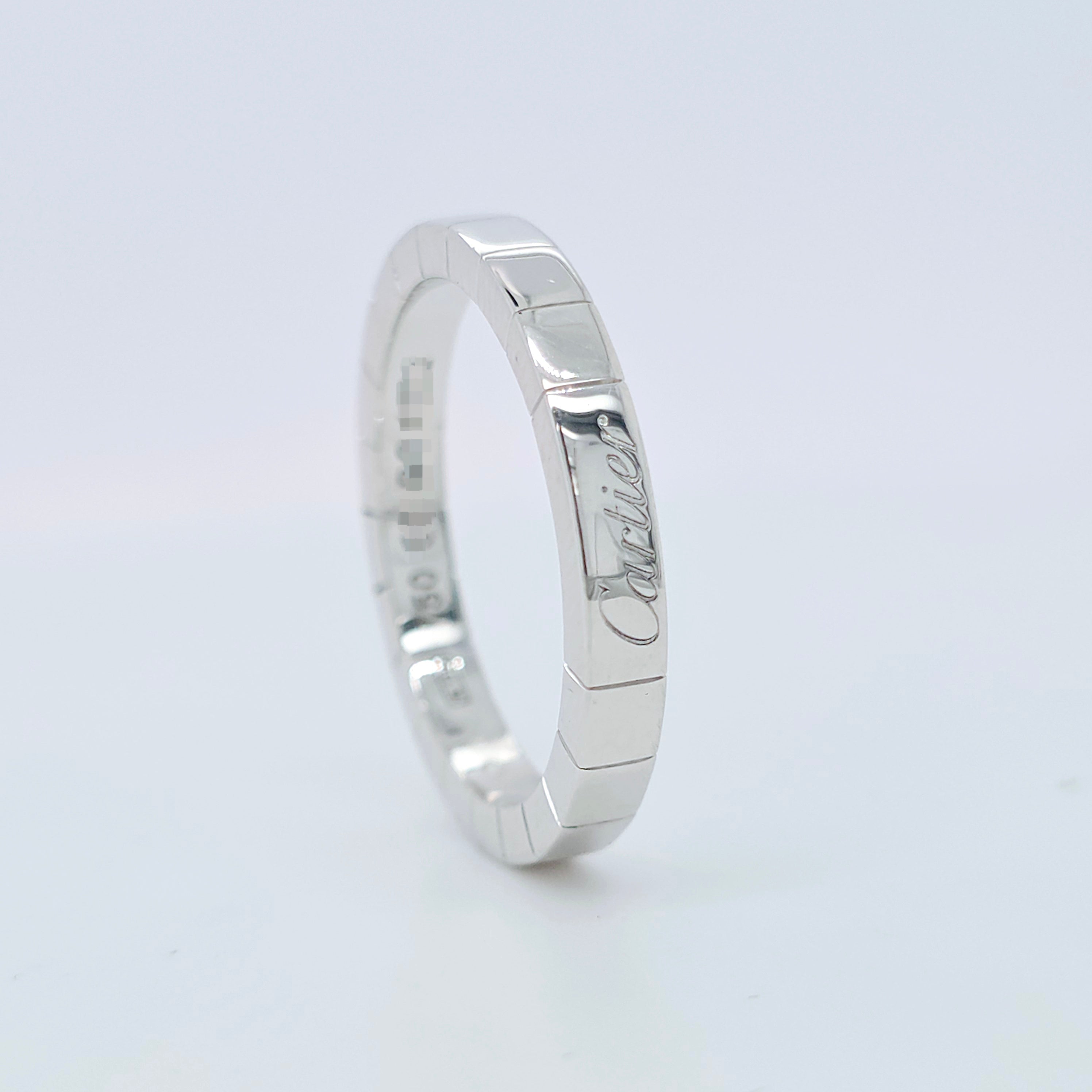Cartier Lanieres Ring, 18ct White Gold, Size 52 / L 1/2