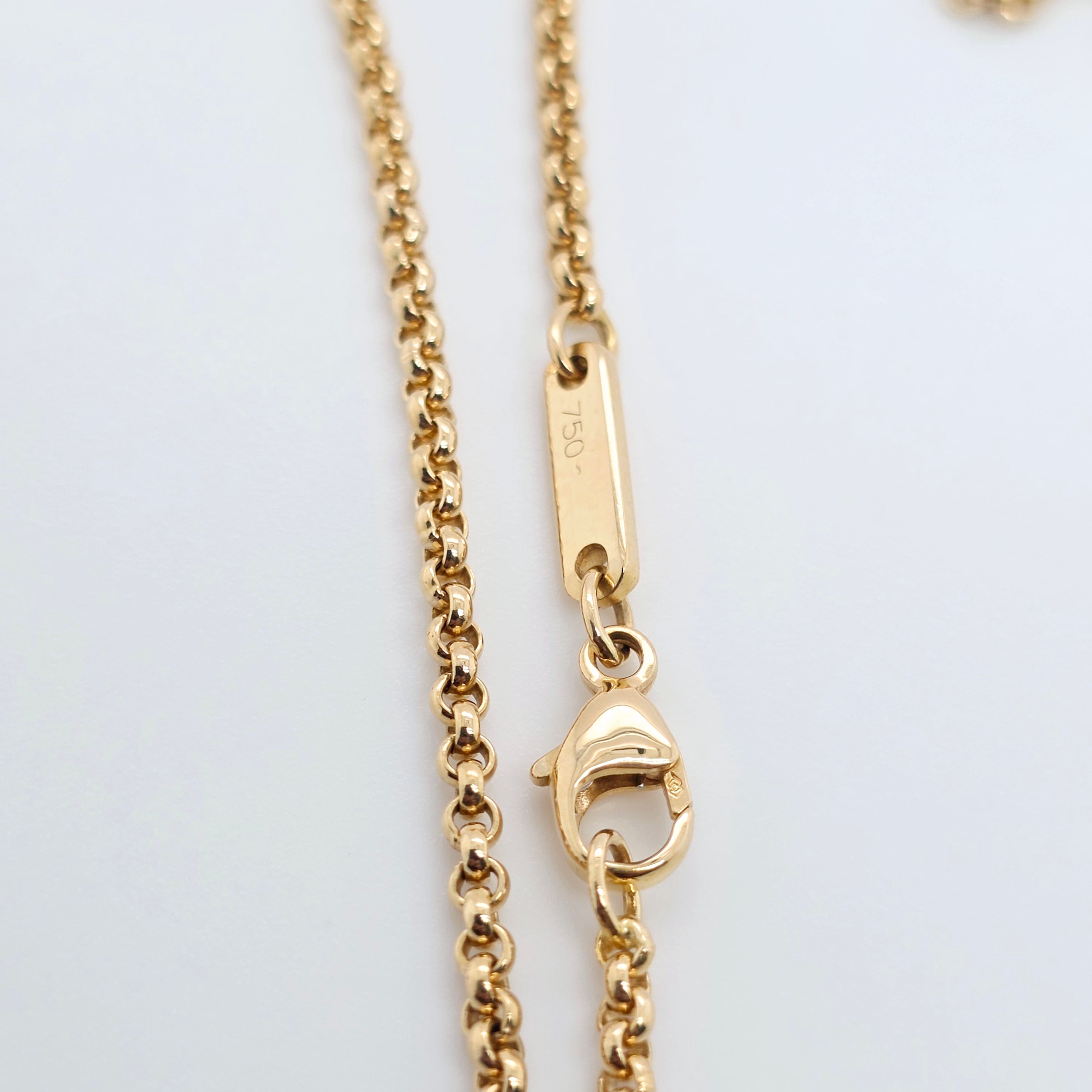 Chopard Happy Diamond Heart Icon Pendant, 18ct Yellow Gold, 16.5 inches Chloe's Jewellers