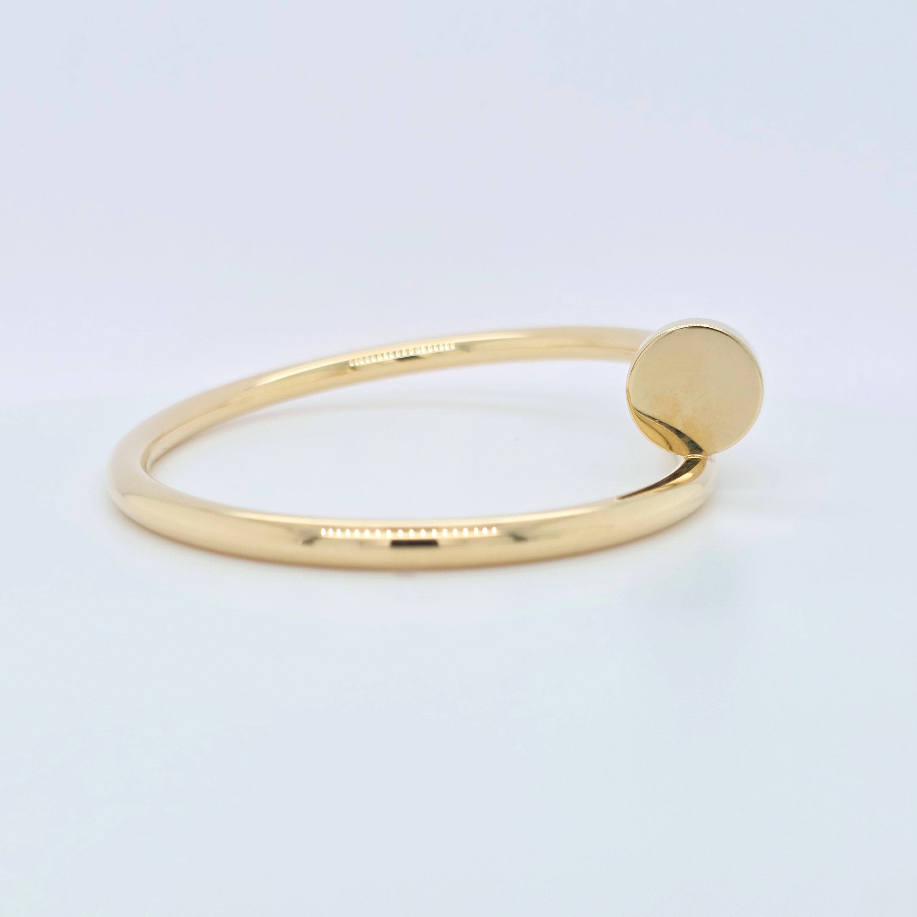 Cartier Juste Un Clou Bracelet, Classic Model, 18ct Yellow Gold, Size 16, Box Chloe's Jewellers