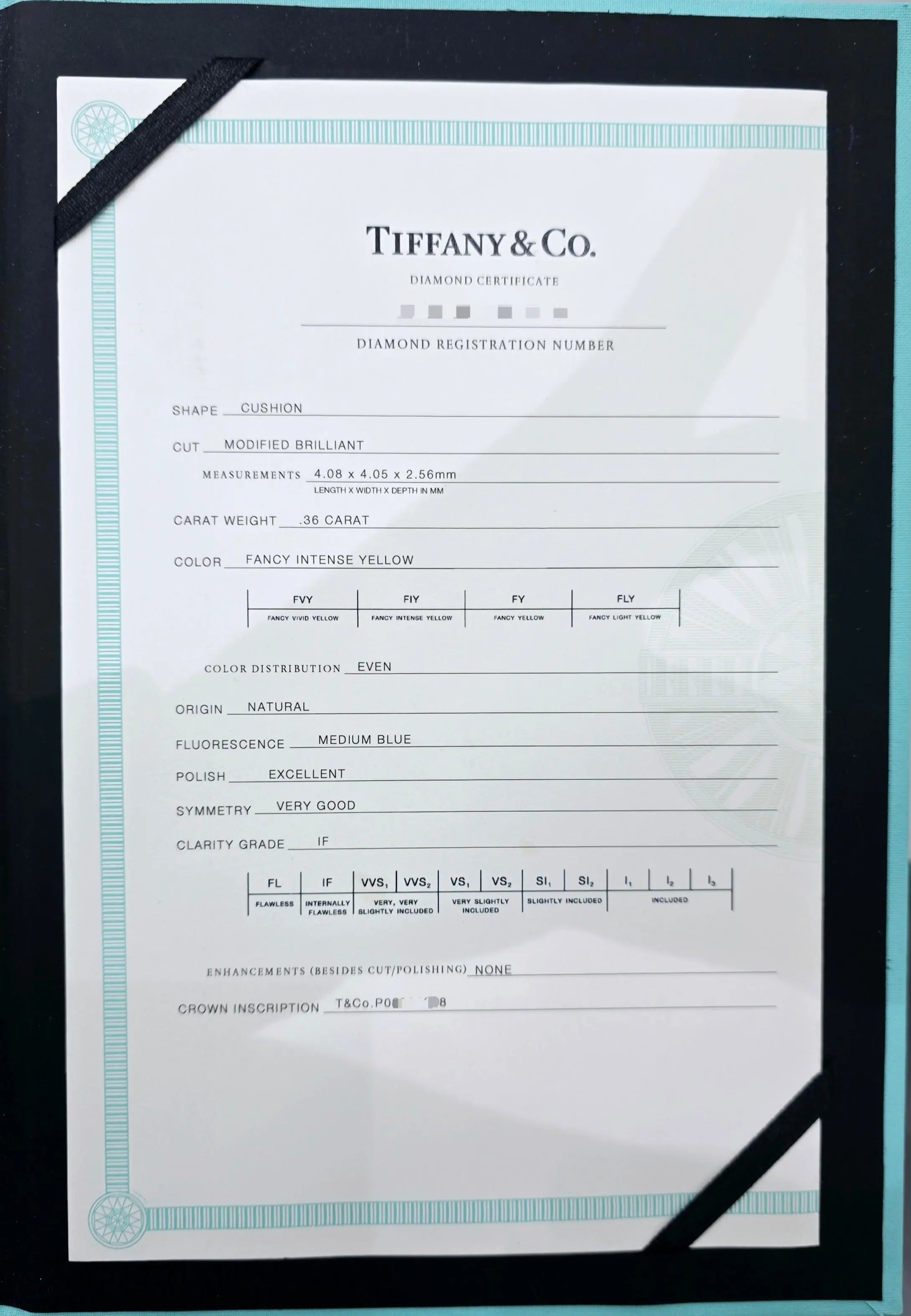 Pre-Owned | Tiffany & Co. Soleste Fancy Intense Yellow Diamond Ring Chloe's Jewellers