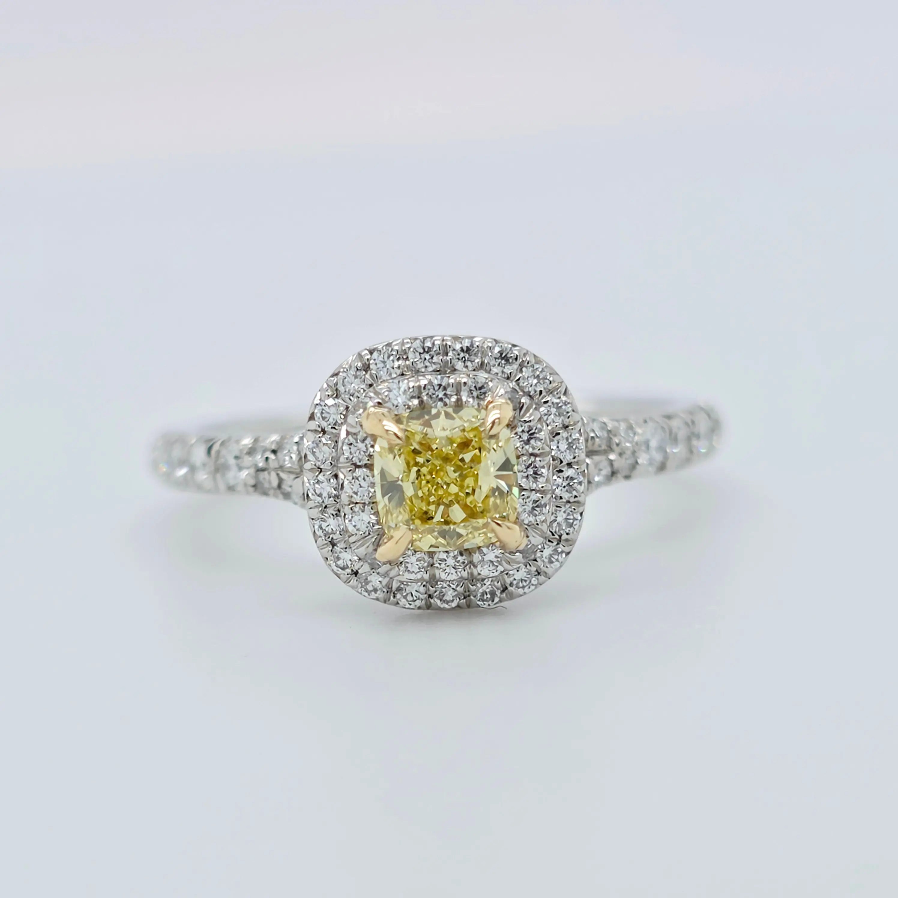 Pre-Owned | Tiffany & Co. Soleste Fancy Intense Yellow Diamond Ring Chloe's Jewellers