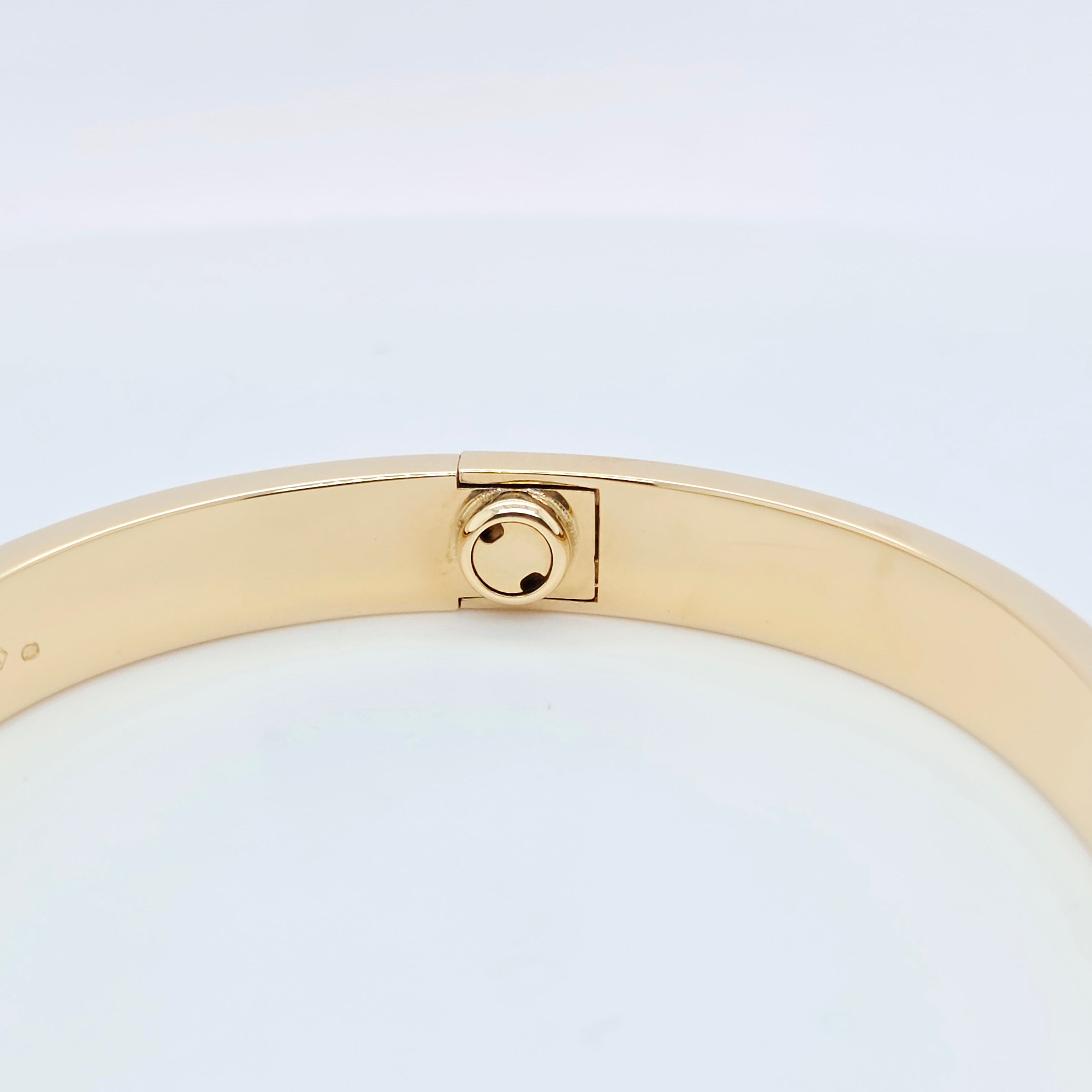 Pre-Owned | Size - 16 / 18ct Yellow Gold Cartier Love Bracelet Chloe's Jewellers