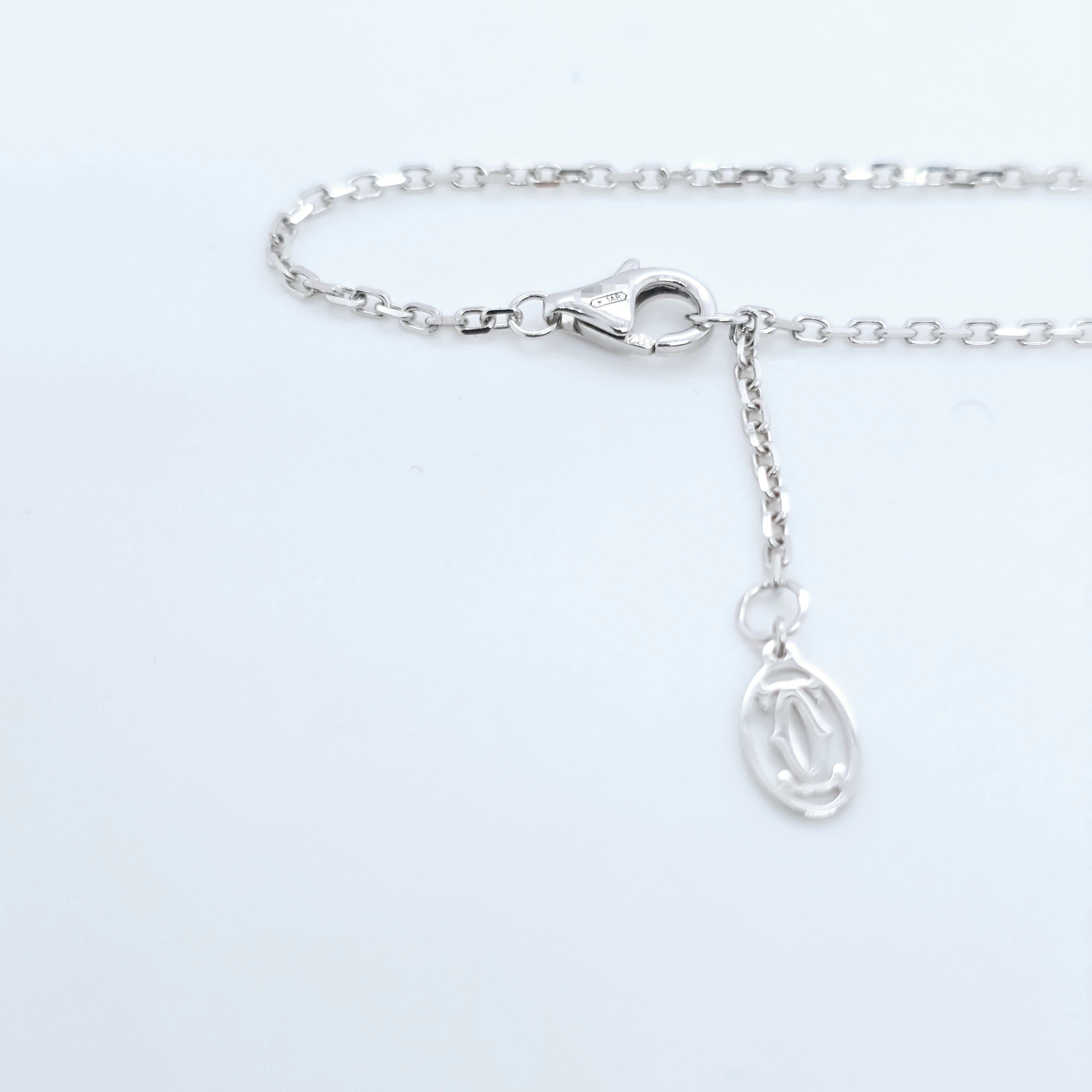 Cartier d'Amour Bracelet, 18ct White Gold& Diamond, Medium Model,2026 Cerificate Chloe's Jewellers
