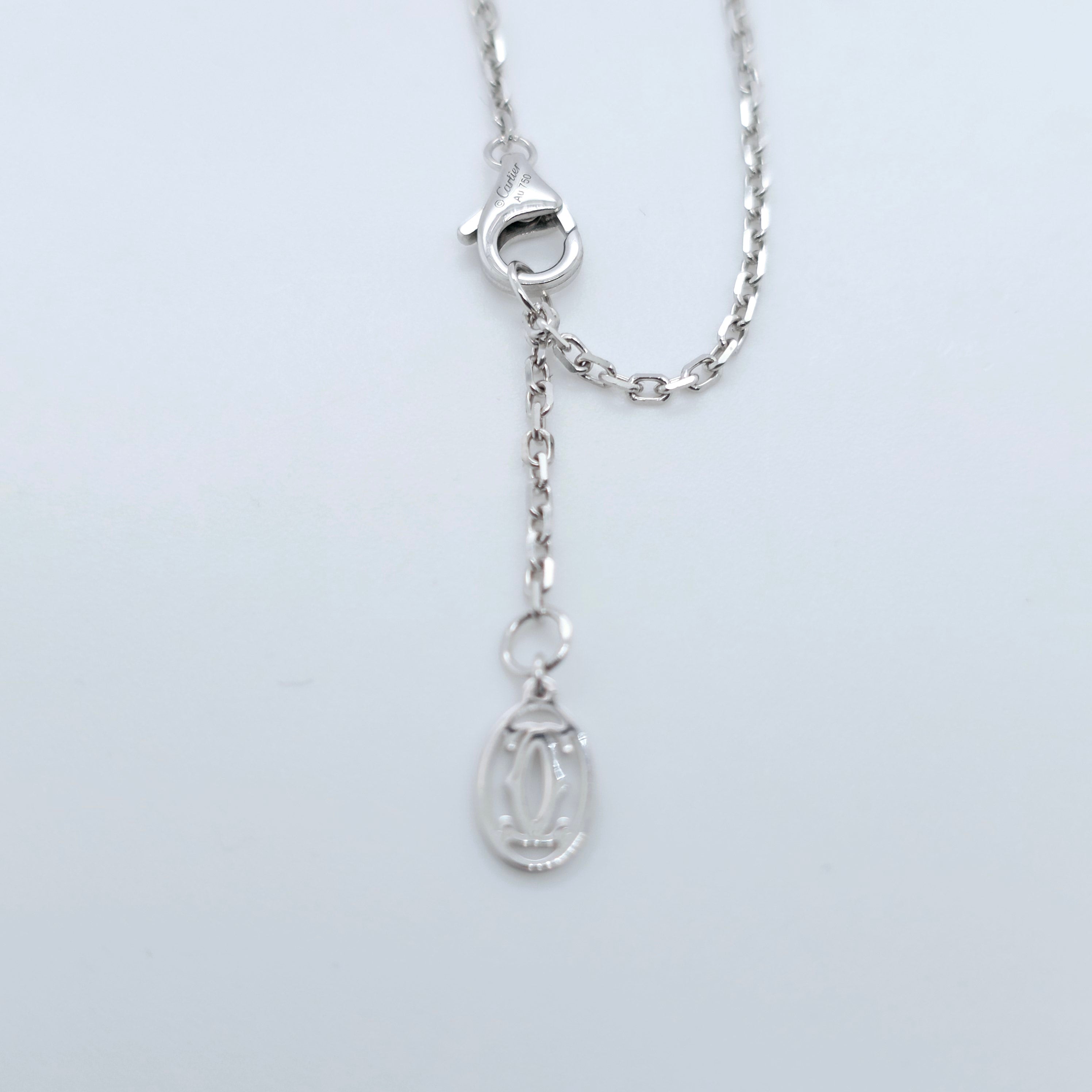 Cartier d'Amour Bracelet, 18ct White Gold& Diamond, Medium Model,2026 Cerificate Chloe's Jewellers