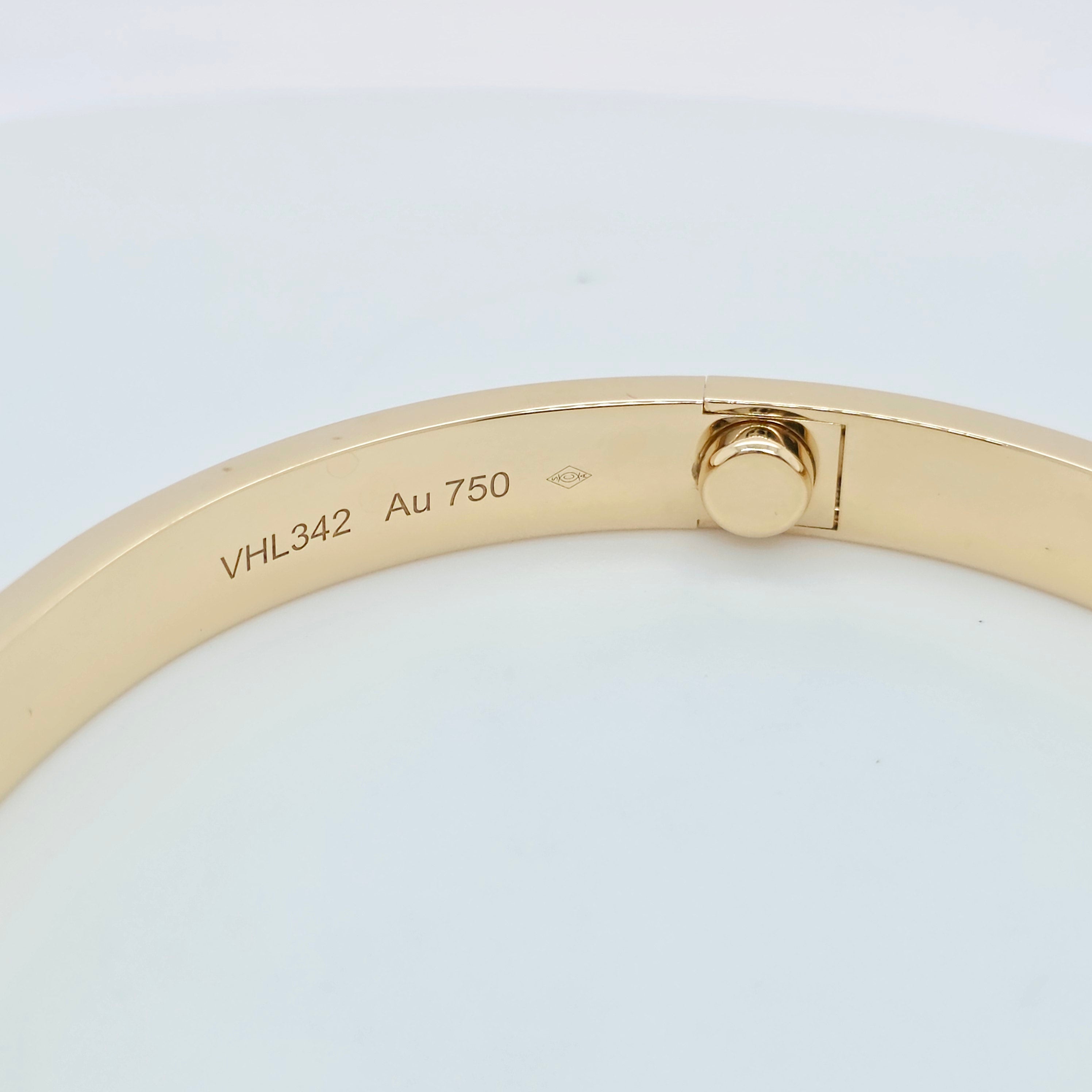 Cartier Love Bracelet, Classic Model, 18ct Yellow Gold, Size 19, Box & 2024 Papers Chloe's Jewellers