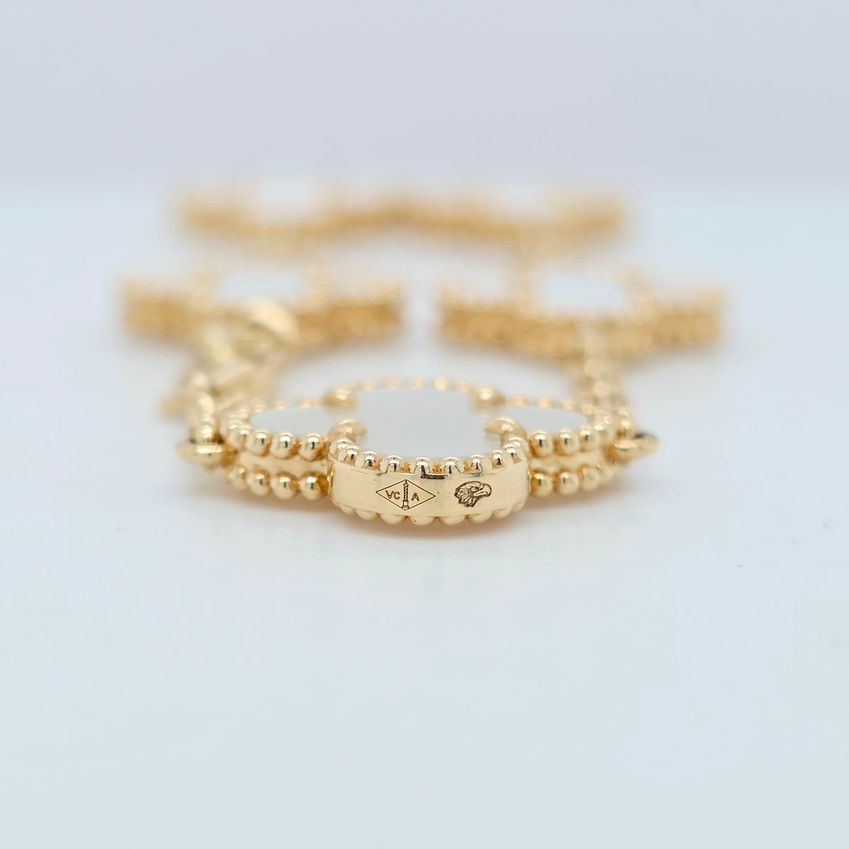 Van Cleef & Arpels Alhambra Bracelet – Mother of Pearl, 18ct Yellow Gold