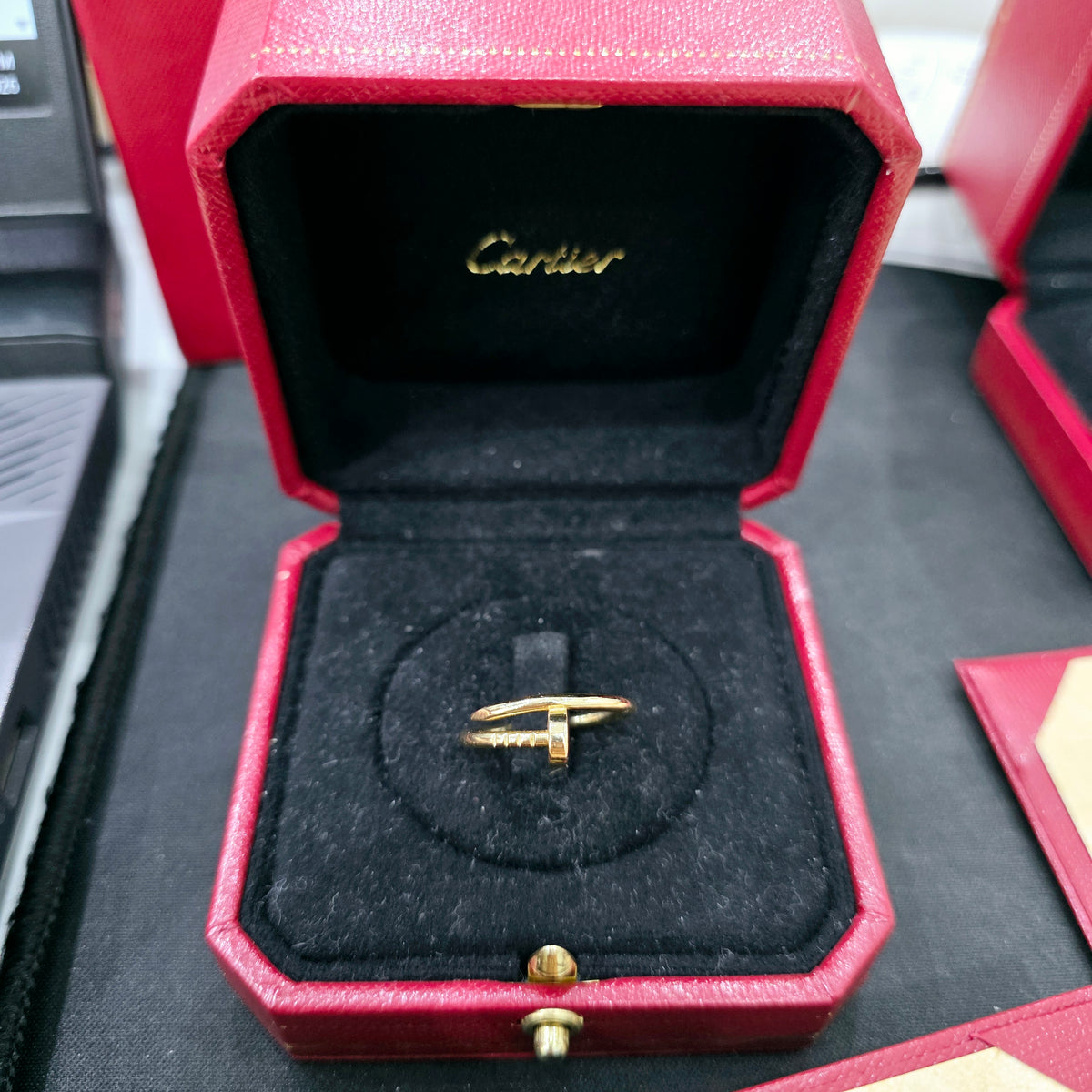 Cartier Juste Un Clou Ring, Small Model, 18ct Yellow Gold, Size 52, Box & Paper