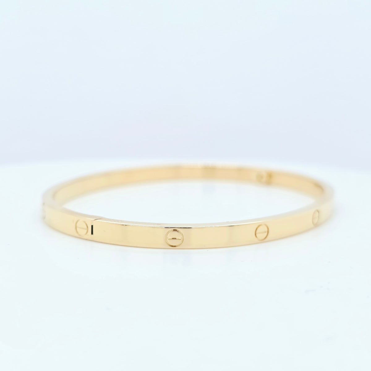 Cartier Love Bracelet, Small Model, 18ct Yellow Gold, Size 17