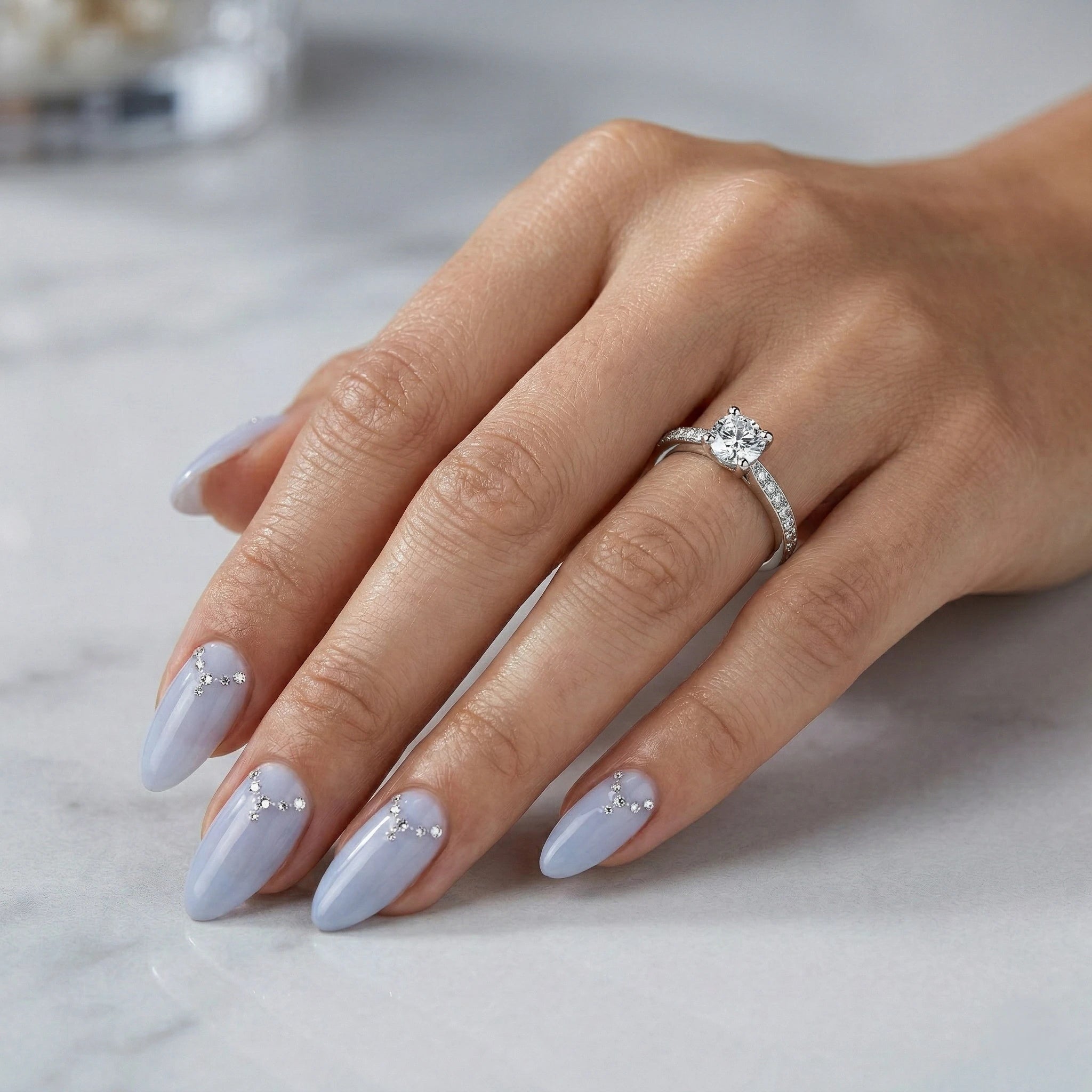 1.20ct Round Cut Natural Diamond Engagement Ring with Stones on Shoulder Chloe's Jewellers